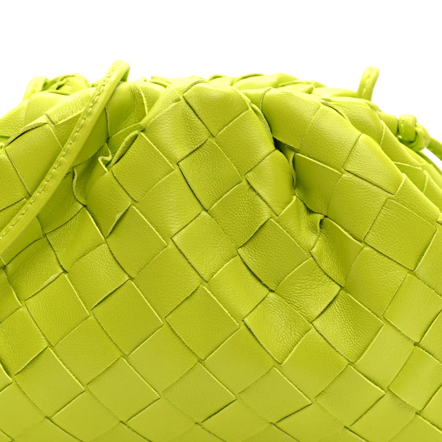Nappa Intrecciato The Mini Pouch Kiwi