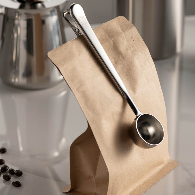 Steel Essentials måleskje 17,5 cm blank stål
