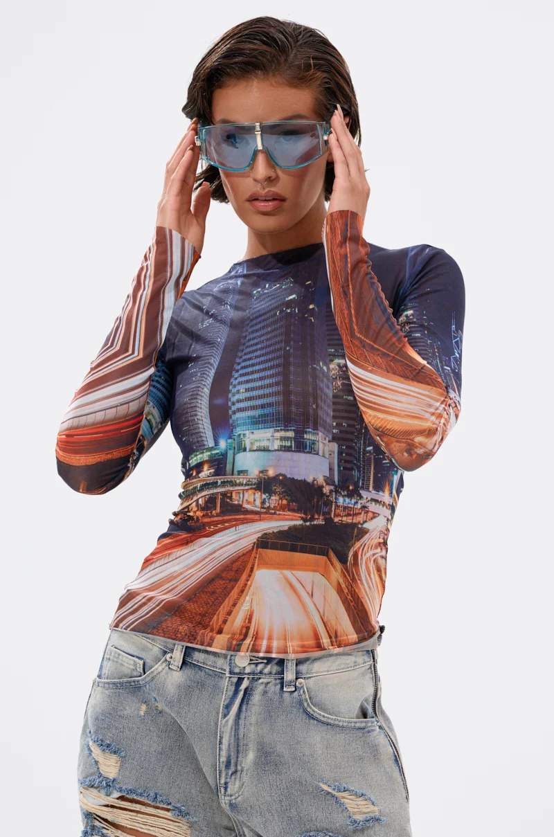 CITY LOVER MESH LONG SLEEVE - Akira Store