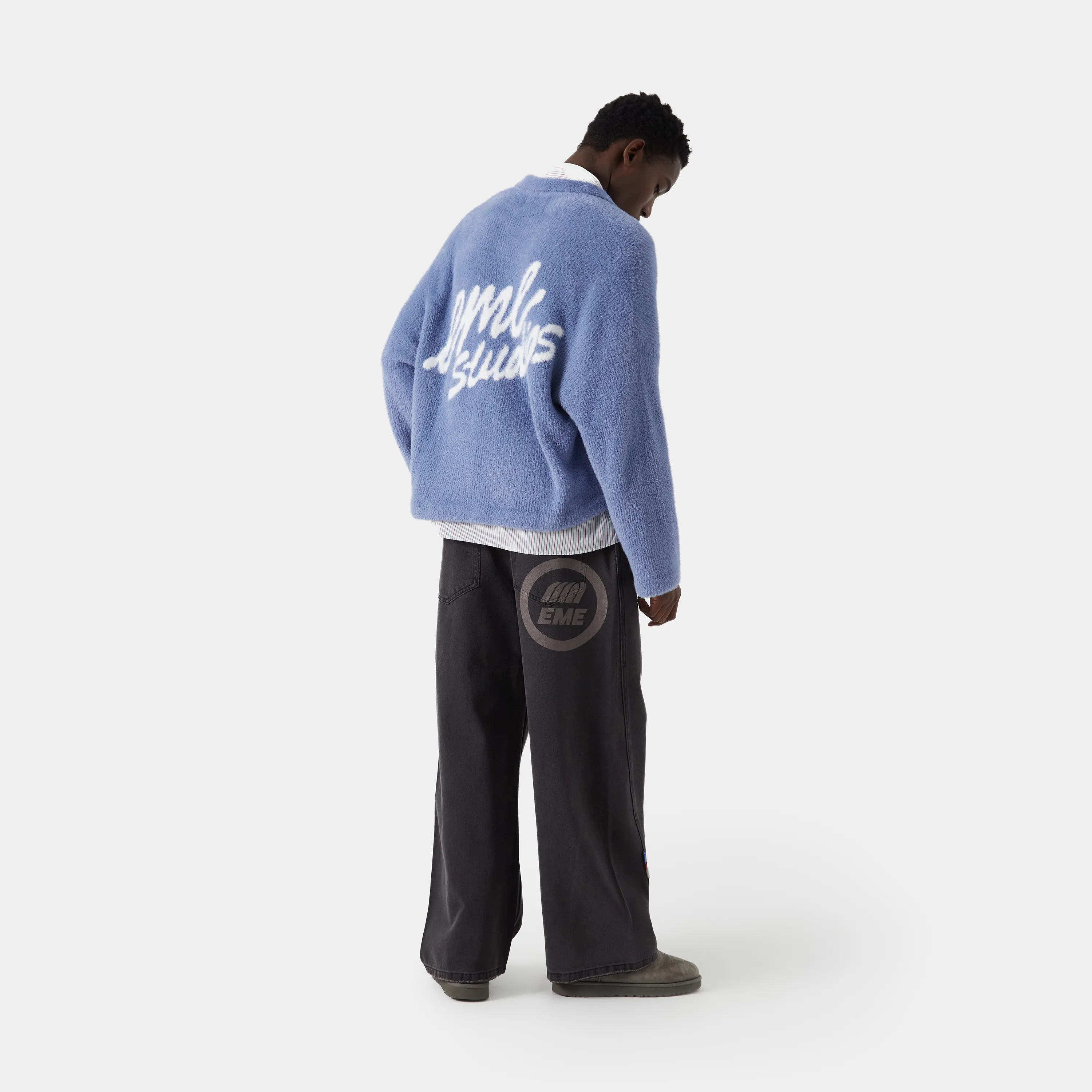 Sully Deep Sea Brushed Knit Polo