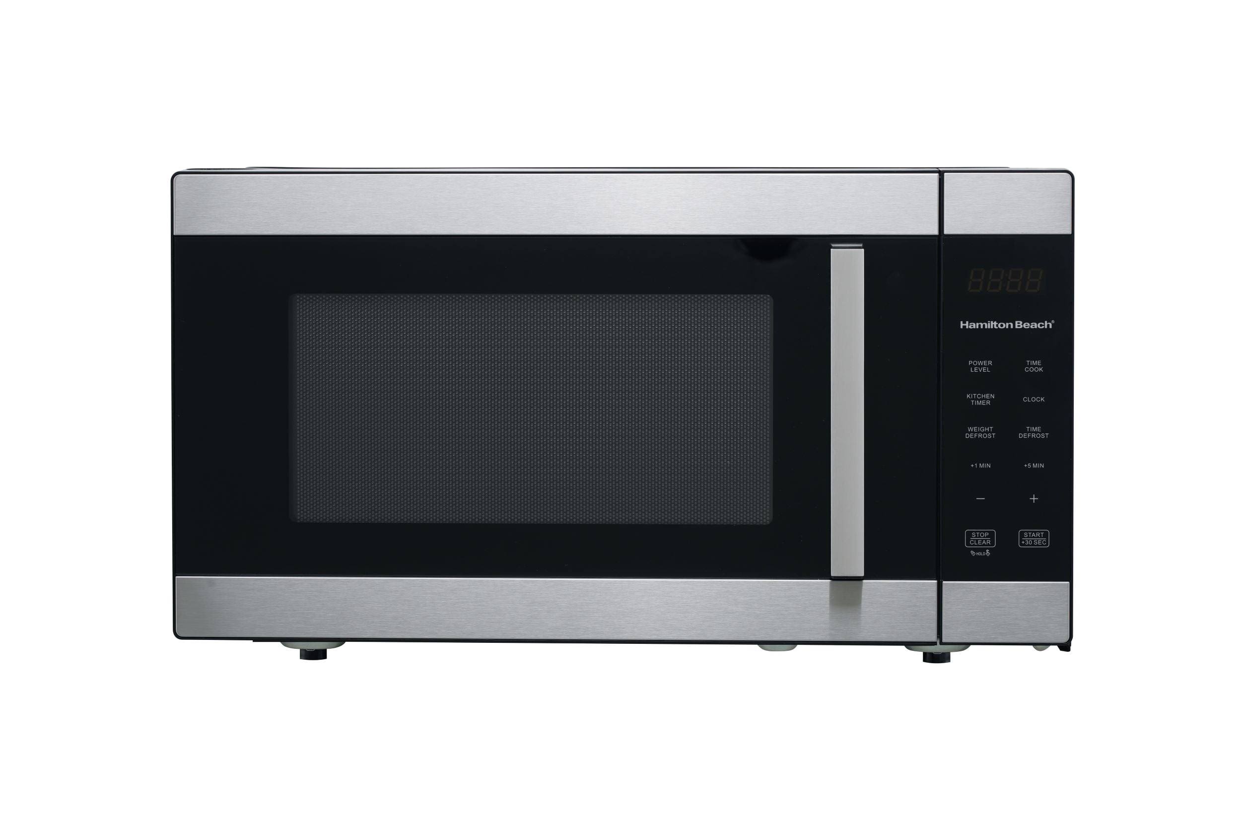 Hamilton Beach 1.6 Cu. ft. Sensor Cook Countertop Microwave Oven, 1100 Watts, Stainless Steel