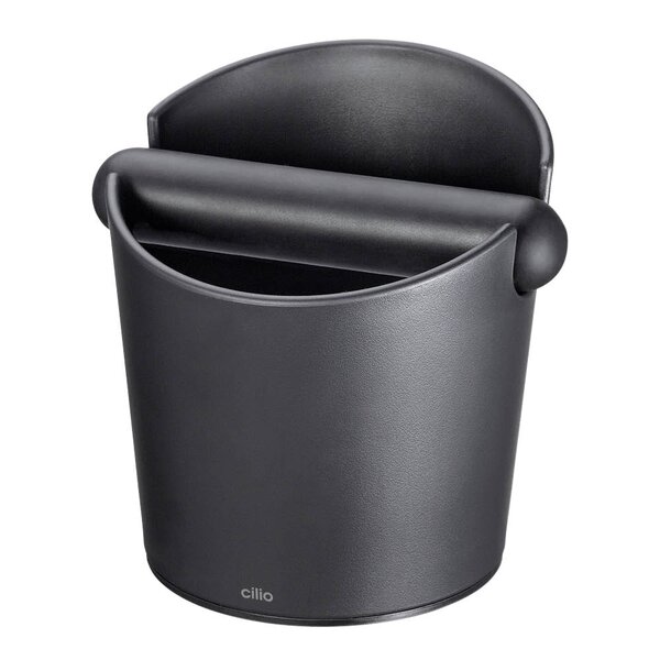 Barista knock box 12 cm svart