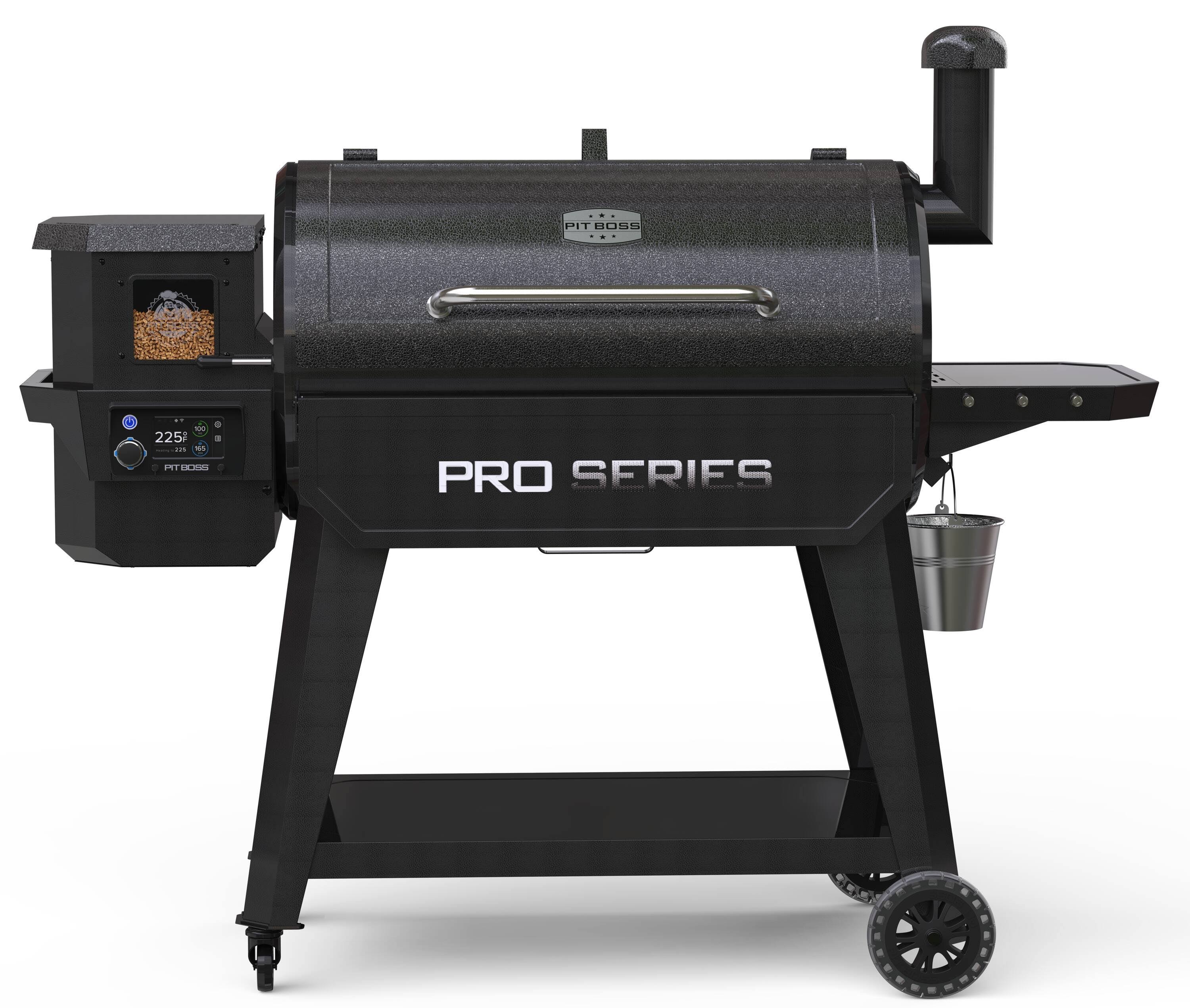 Pit Boss Pro Series V3 1150-sq in Grey Pellet Grill with Smart Compatibility in Gray | 10980