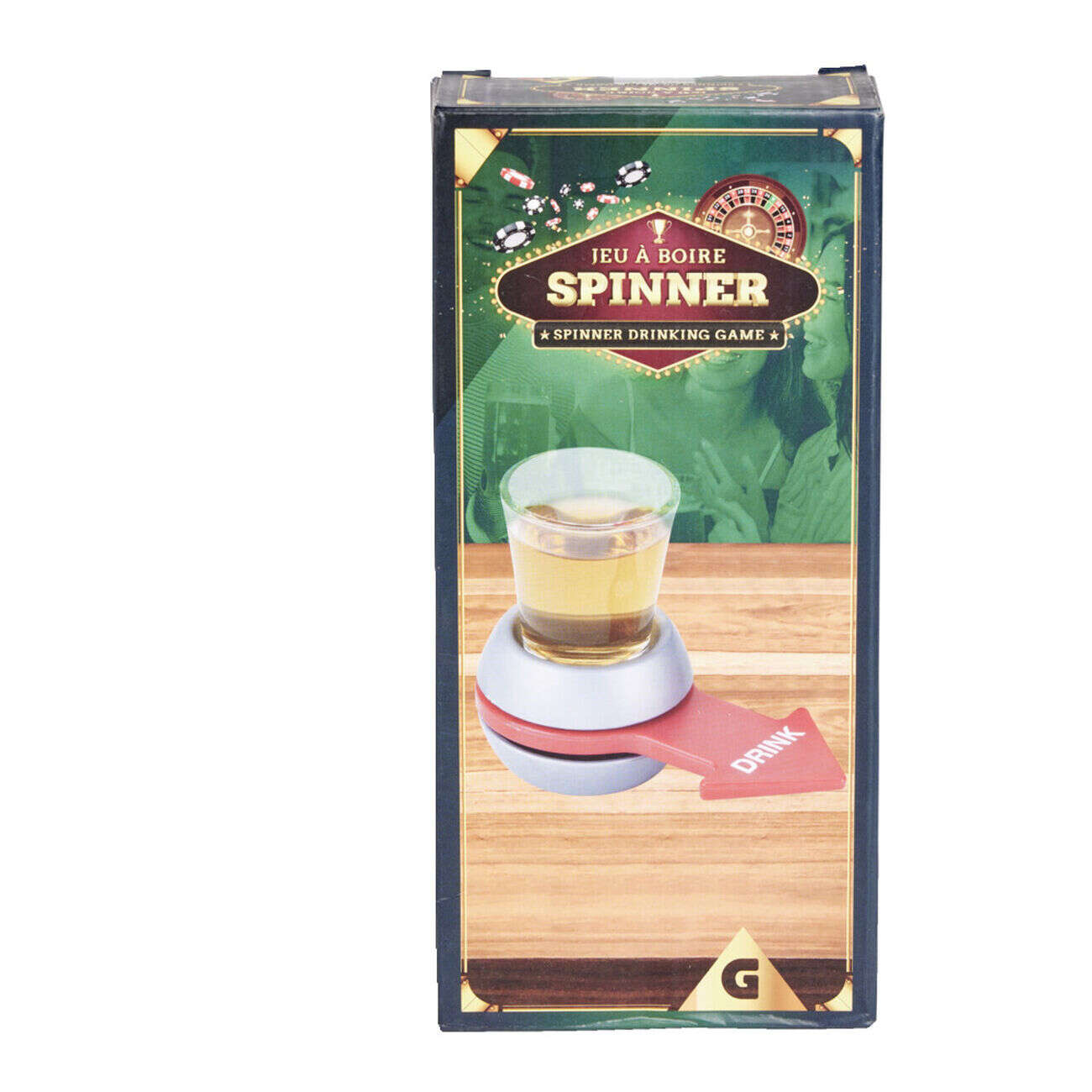 Jeu à boire shooter à tourner