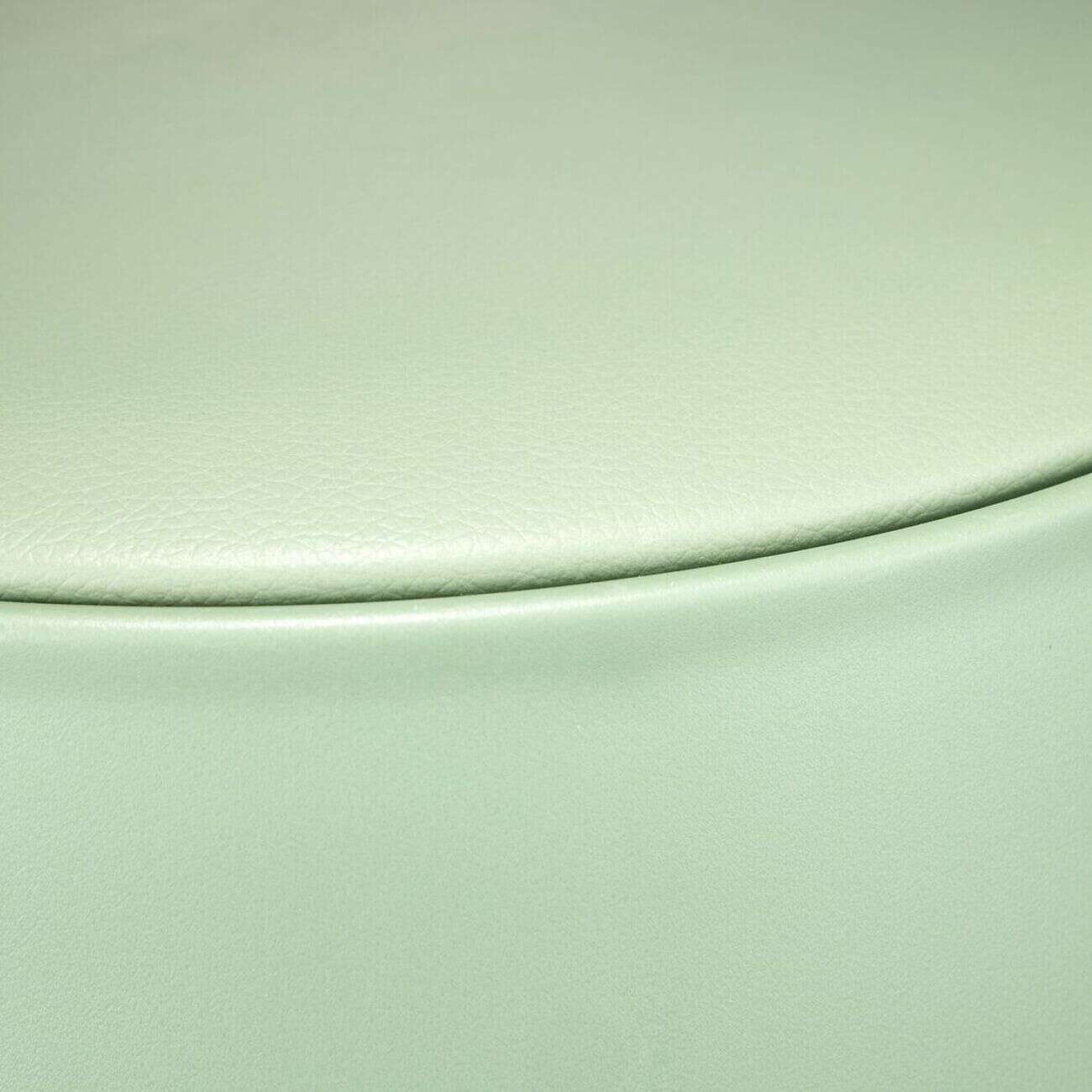 Tabouret rond Spiro pieds fins plastique vert Ø33xH46cm