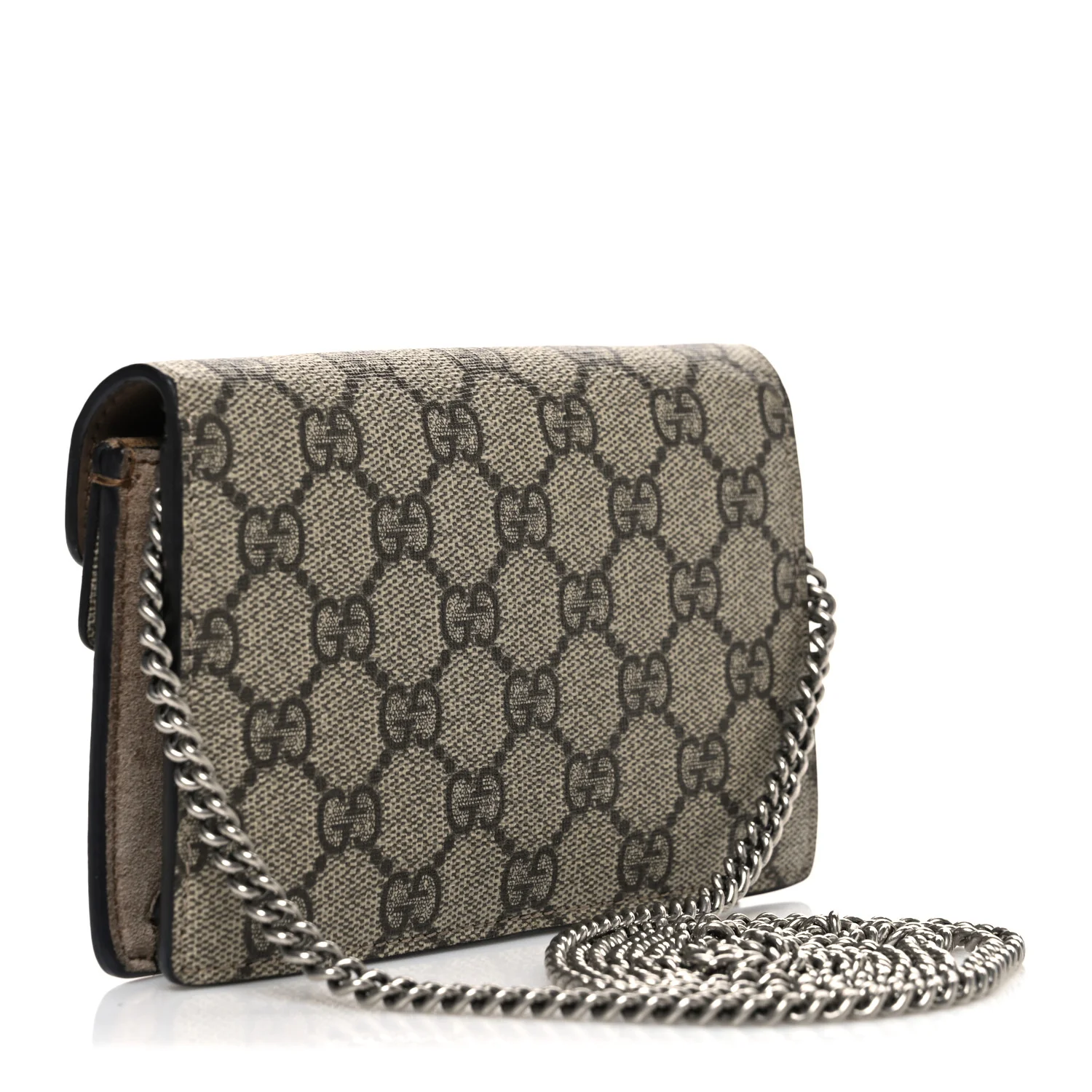 GG Supreme Monogram Super Mini Dionysus Shoulder Bag Taupe