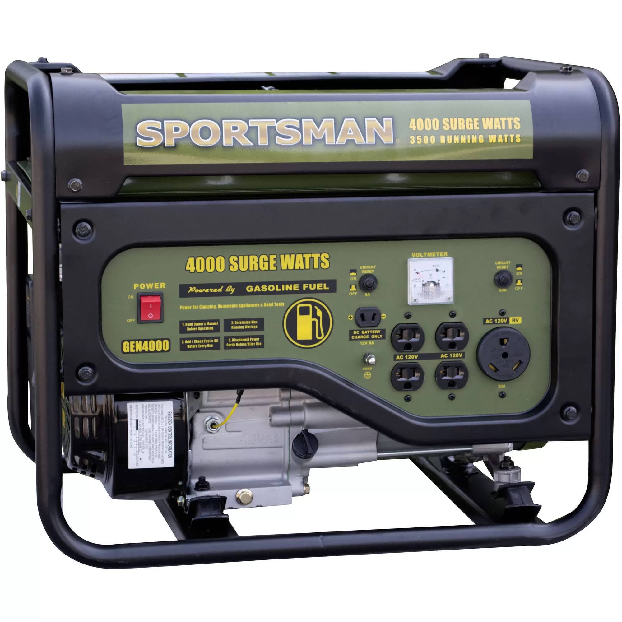 Sportsman Gasoline 4000 Watt Portable Generator