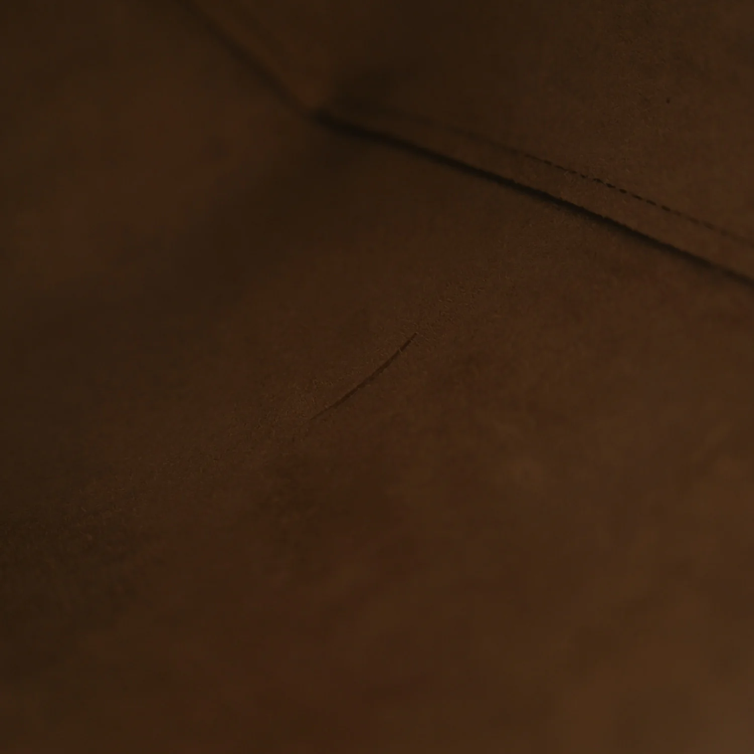 Soft Grained Calfskin Small Sangle Bucket Bag Taupe