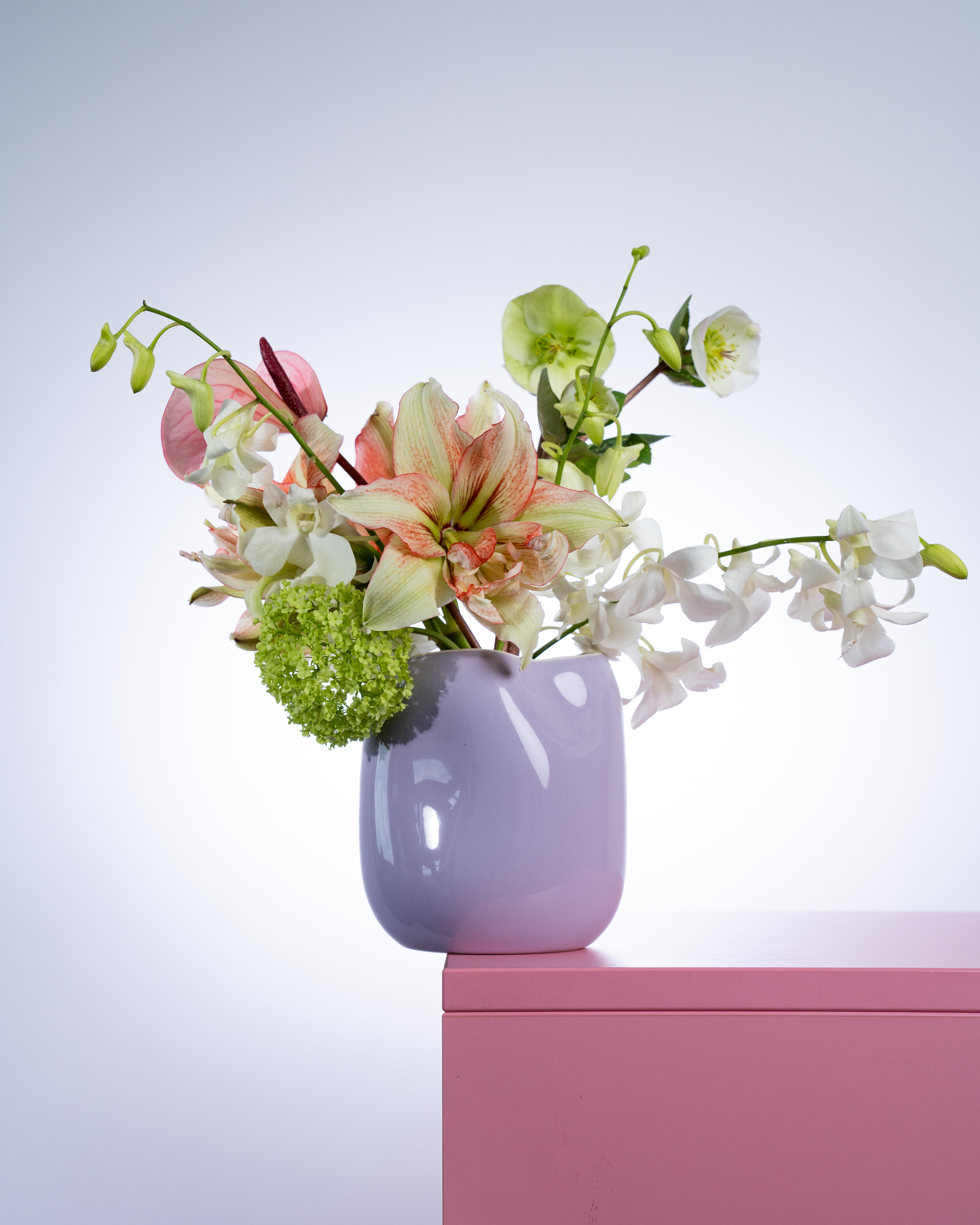 JOÃO - VASE M PURPLE PINK
