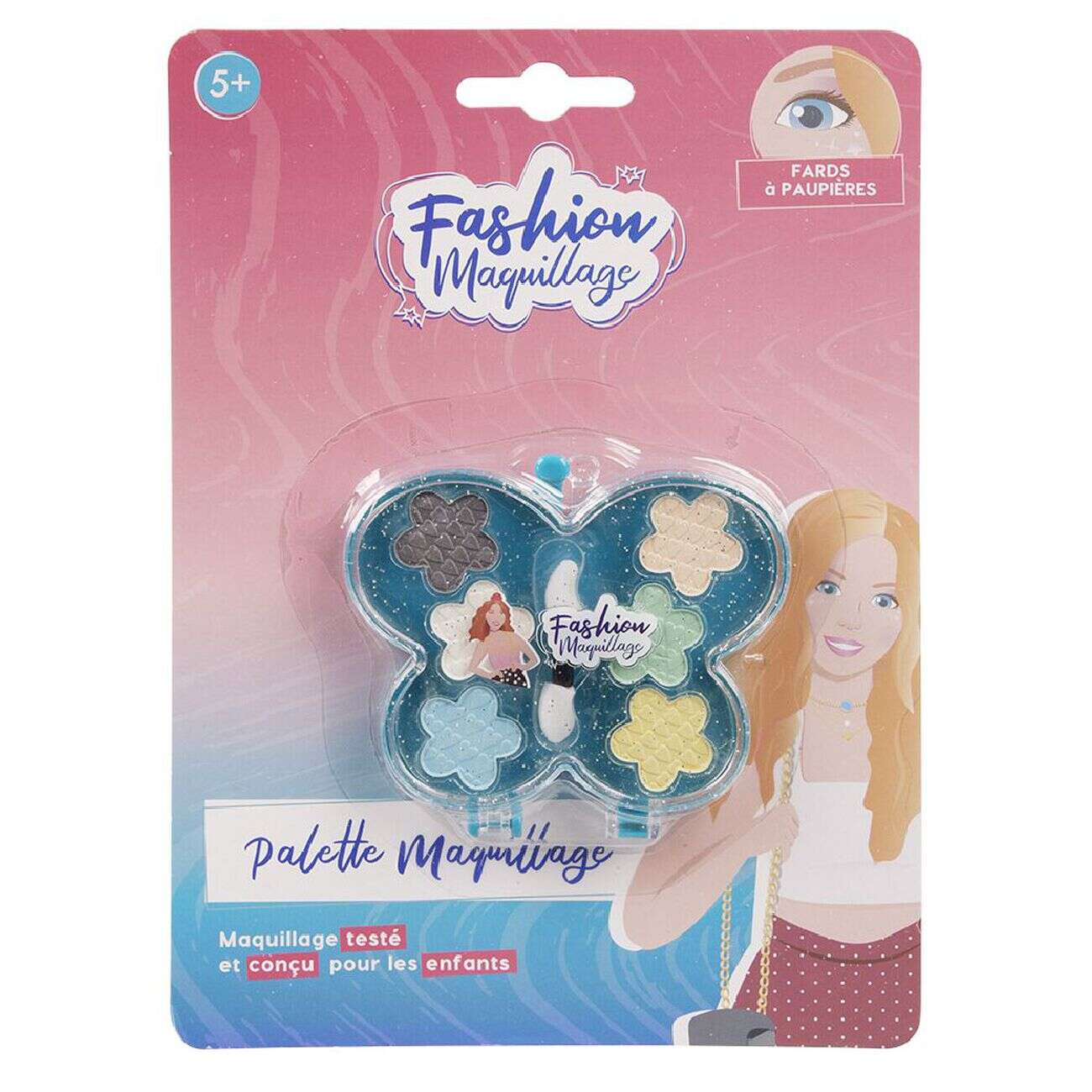 Palette de maquillage fard à paupières pour enfant