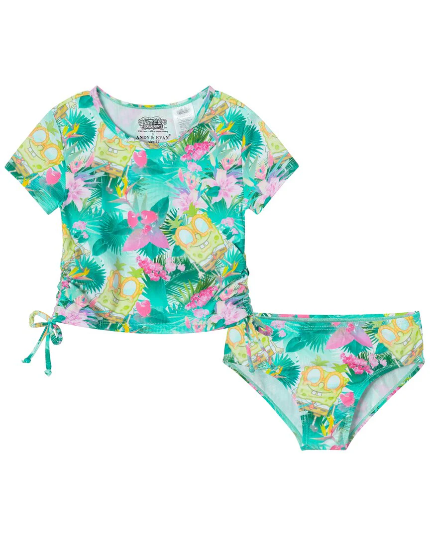 Andy & Evan X Spongebob Squarepants™ Rash Guard Set