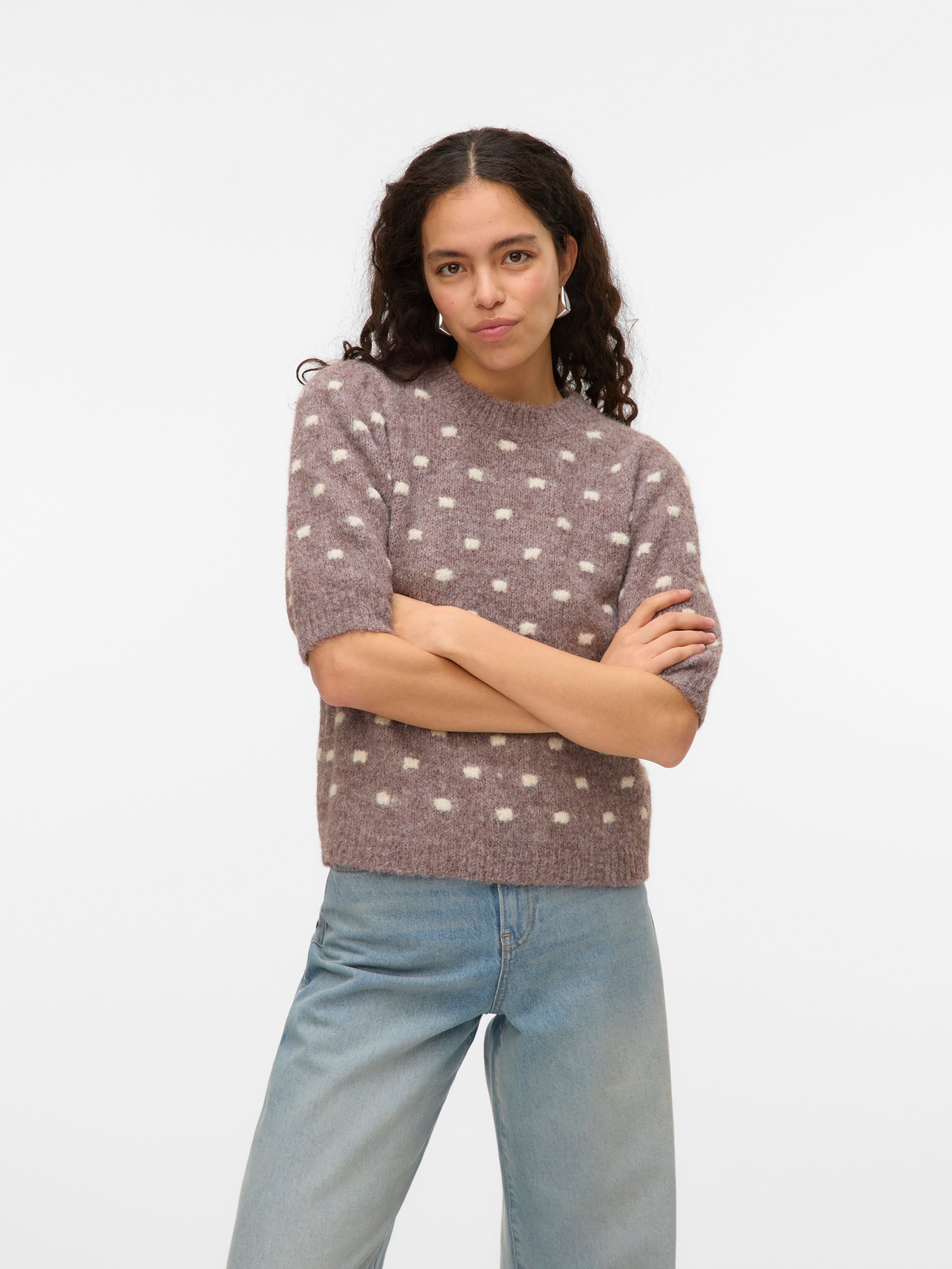 VERO MODA® VMNOVAHDOTTY Knitted pullover