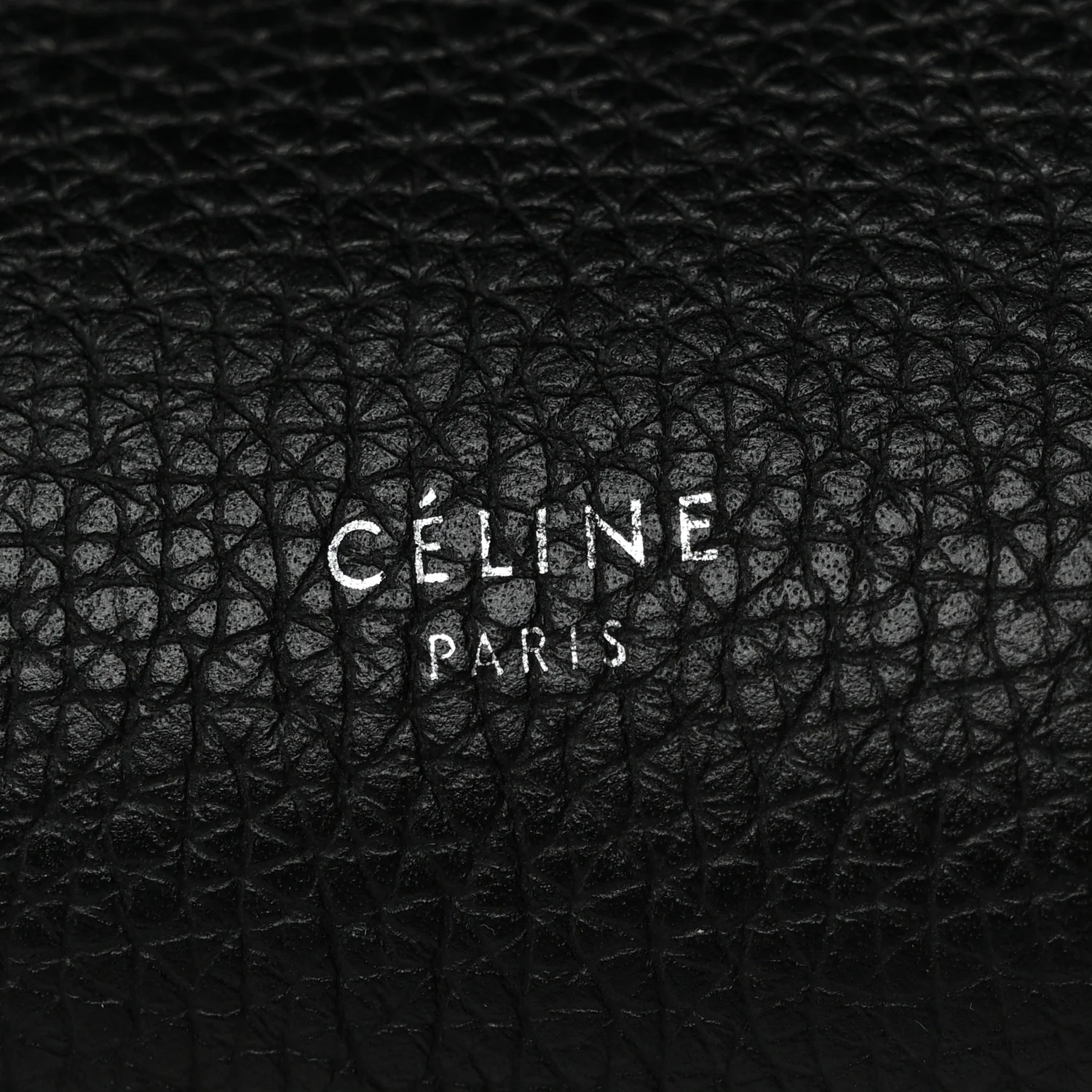 Supple Grained Calfskin Small Big Bag Black