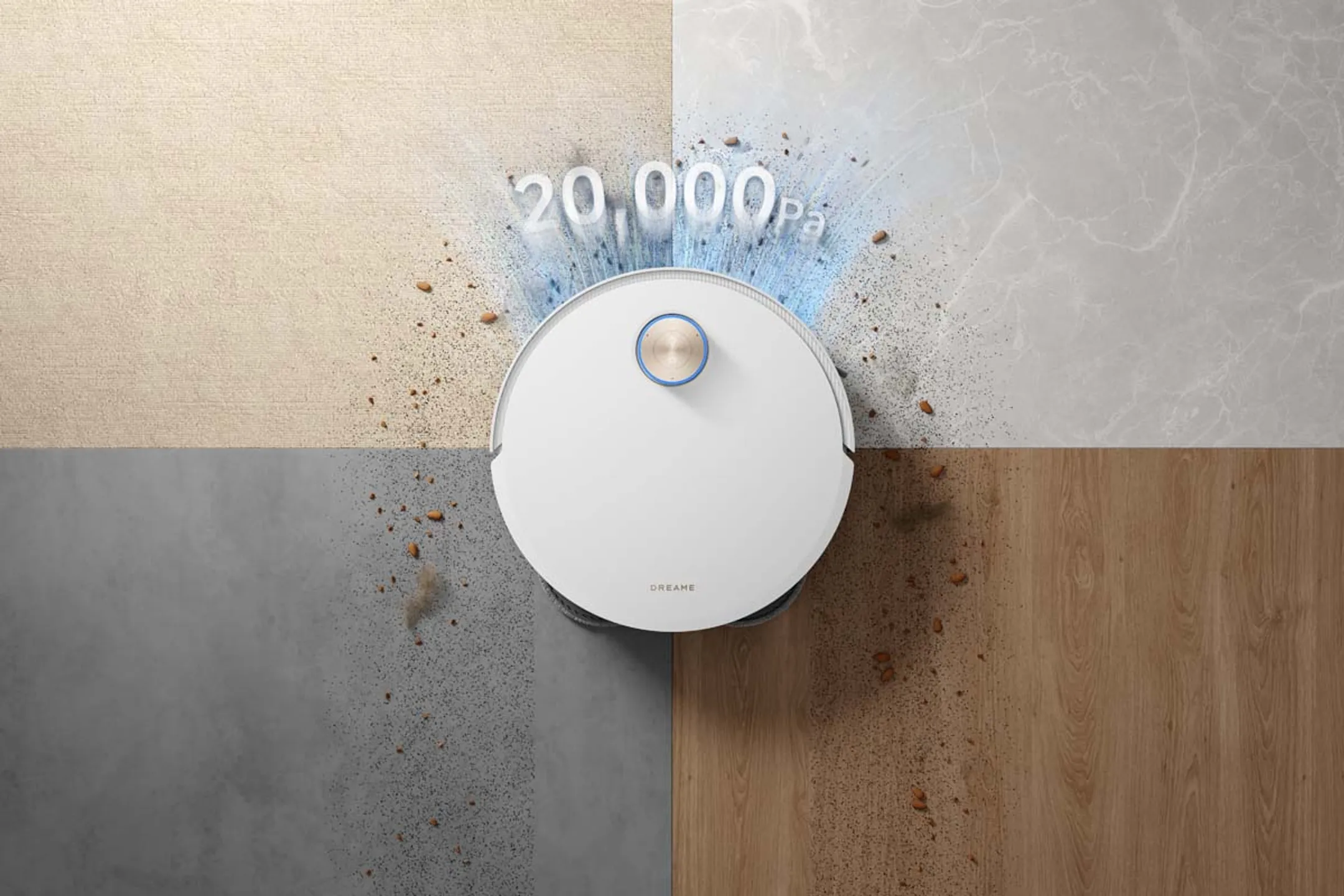 Dreame Robotstofzuiger 2in1 X50 Ultra Complete White