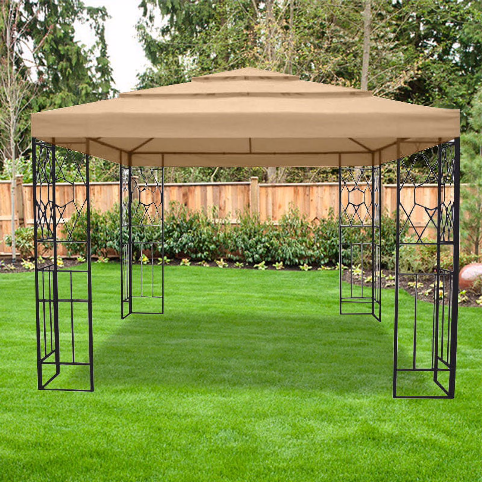Garden Winds Replacement Canopy Top for DC America Three Tier Gazebo - Riplock 350