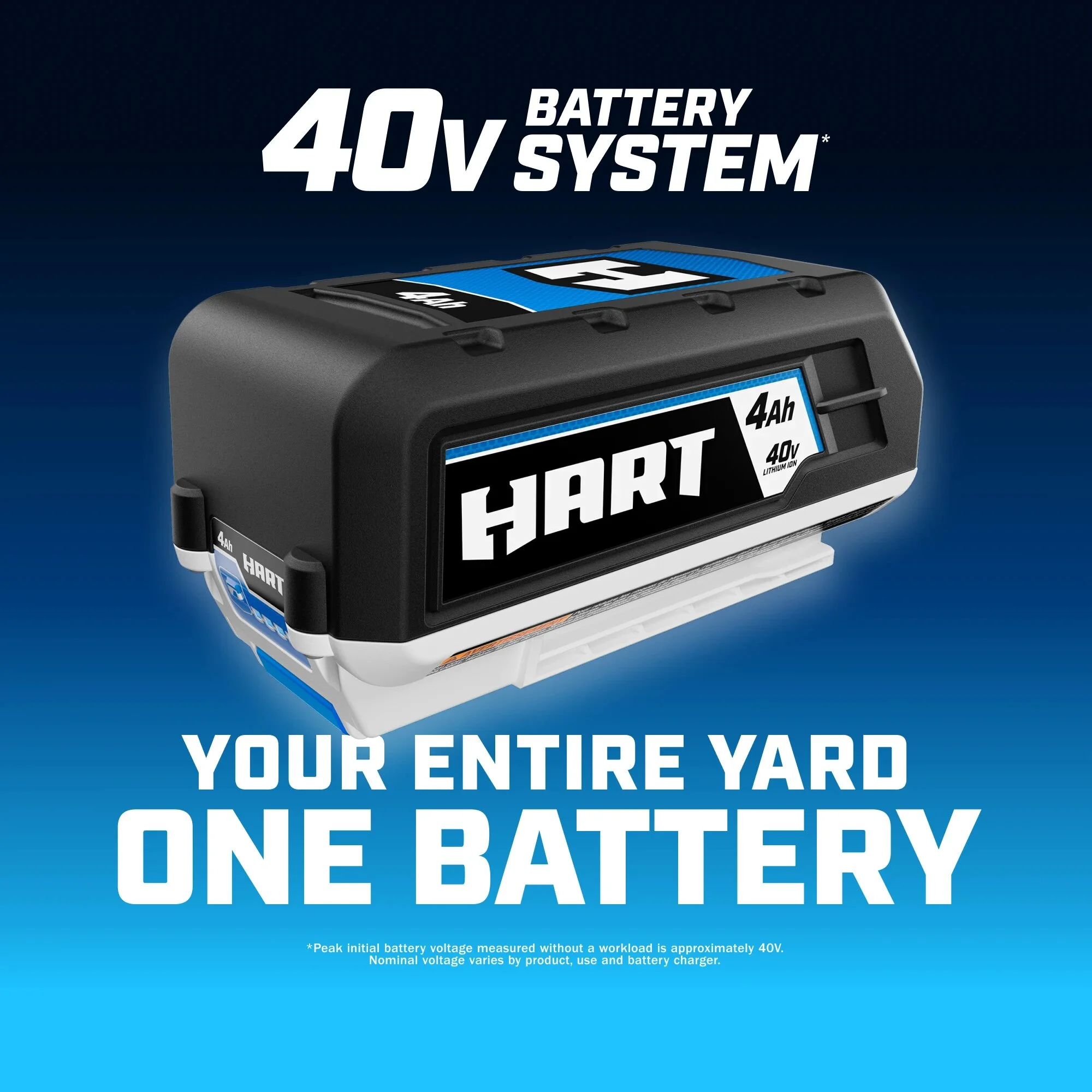 HART 40 Volts 4.0ah Lithium - Ion Battery