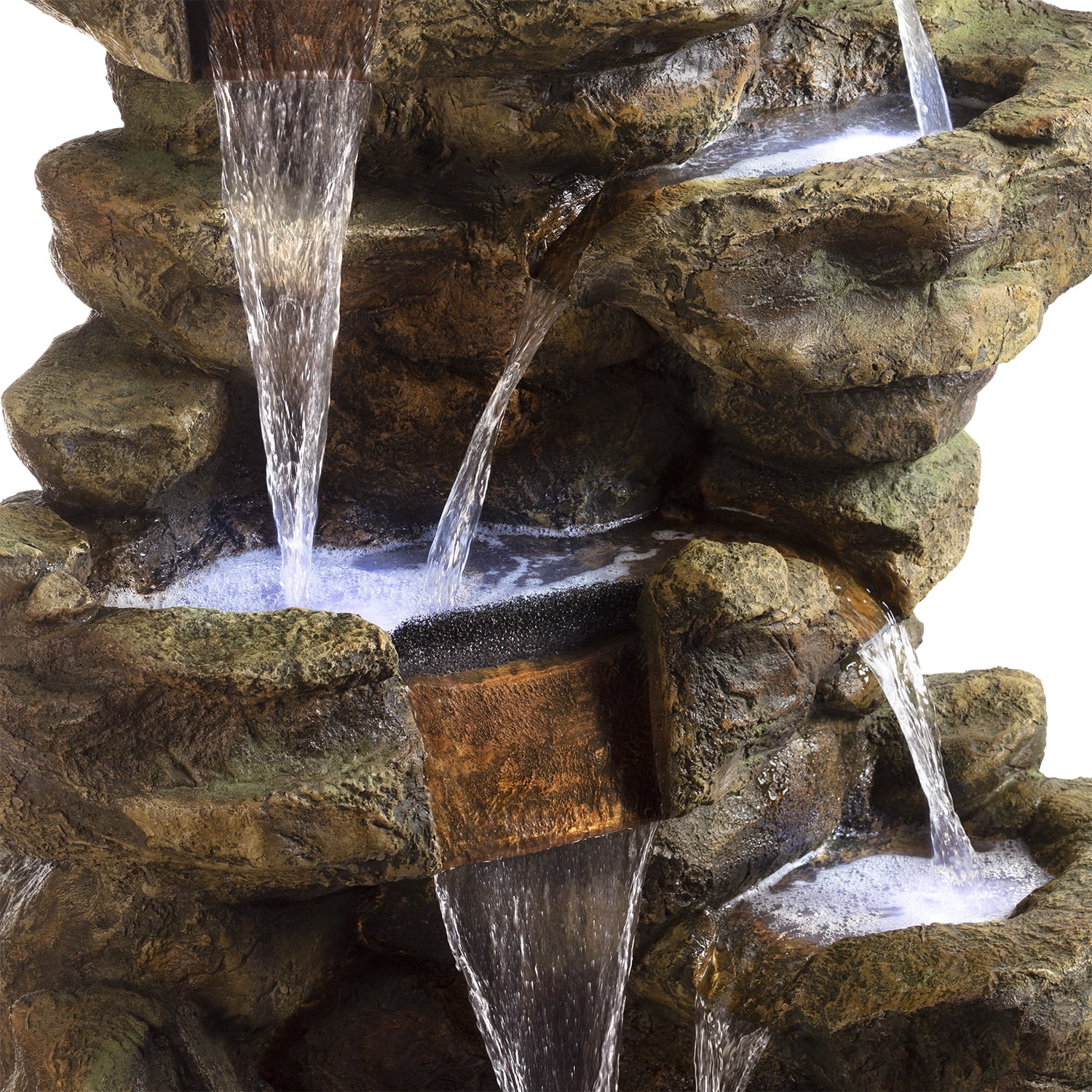 6-Tier Amazonian Water Fountain with LED Lights - Image 10