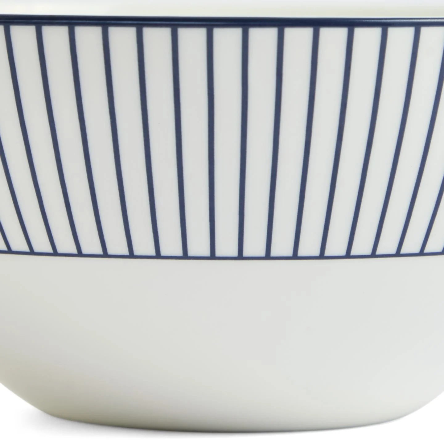 Gio Pinstripe Cereal Bowl White