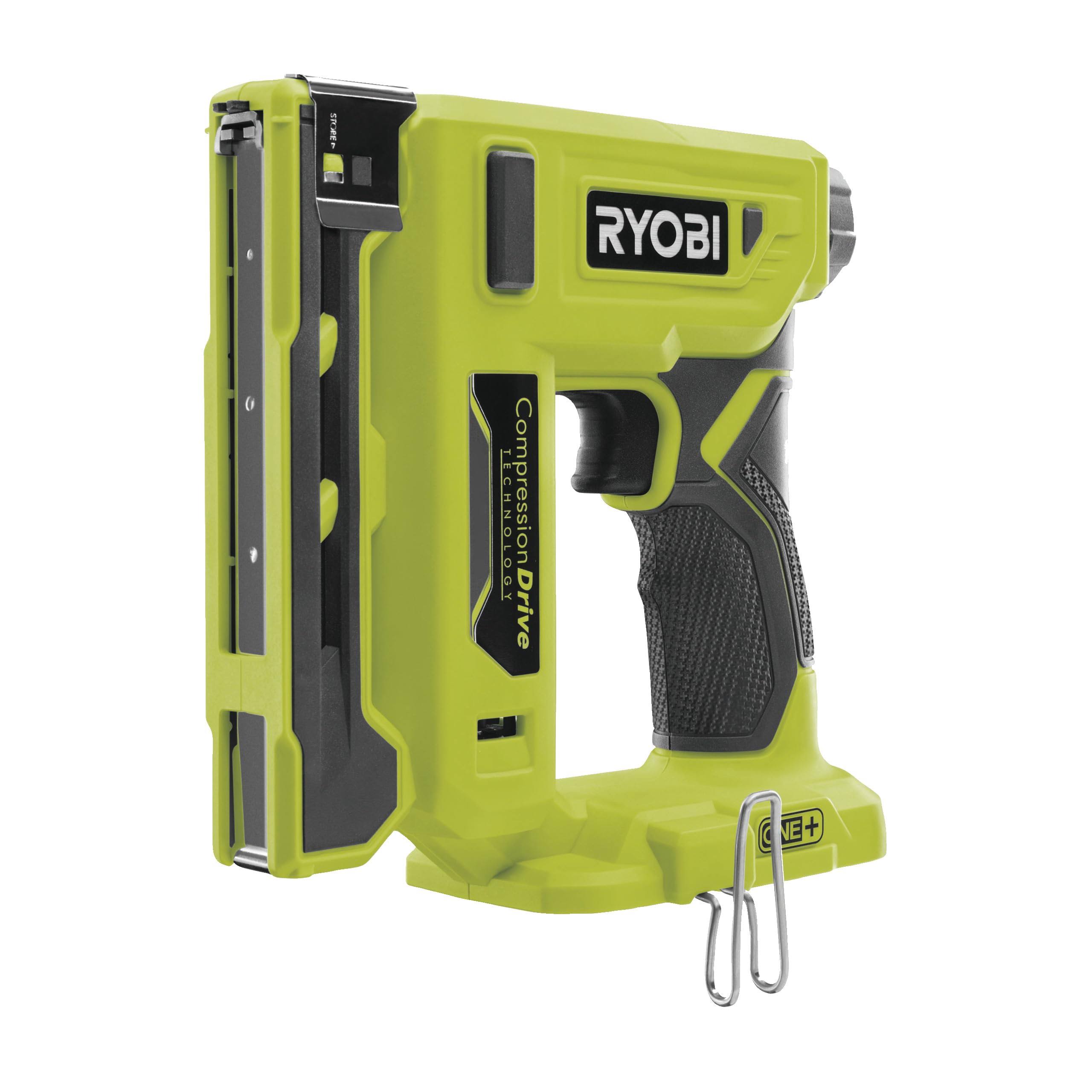 Ryobi 18-Volt One+ Cordless Compression Drive 3/8 in. Crown Stapler (Tool Only)-Instock