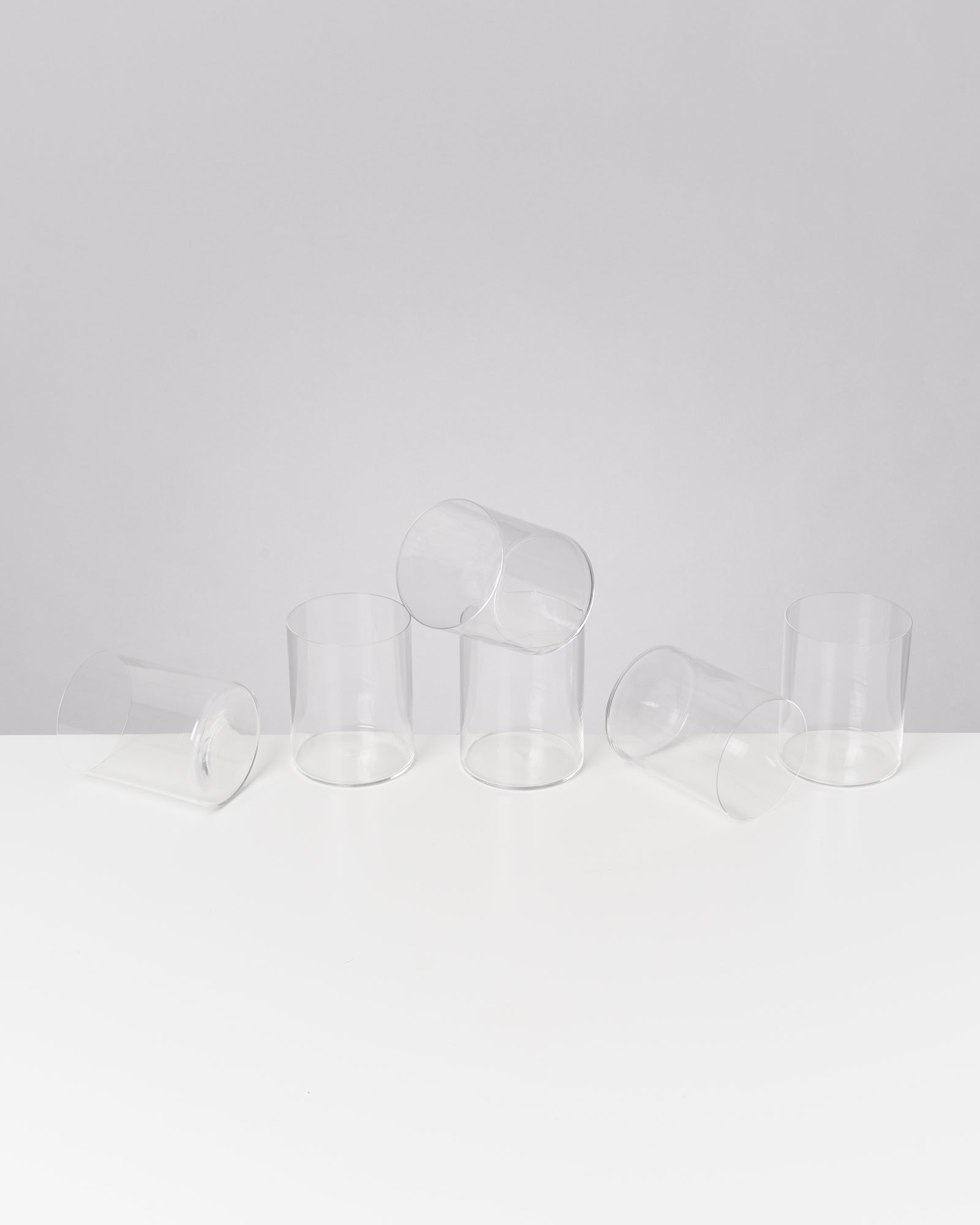 JOIA - LARGE GLASS TRANSPARENT SET OF 6