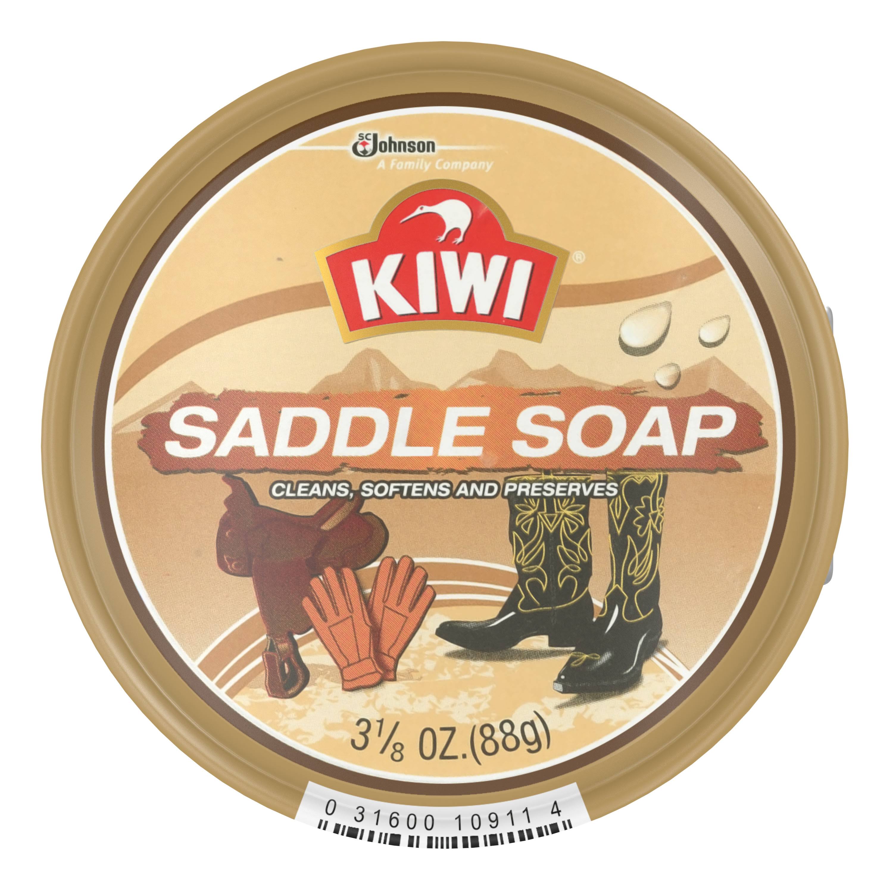 KIWI Leather Outdoor Saddle Soap 3.125 oz