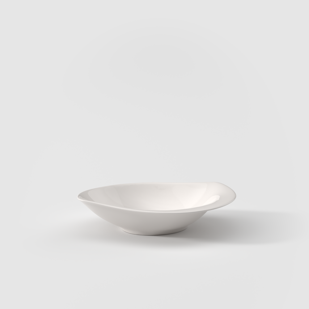 New Cottage Serving Bowl - White, 5.1 oz, Premium Porcelain
