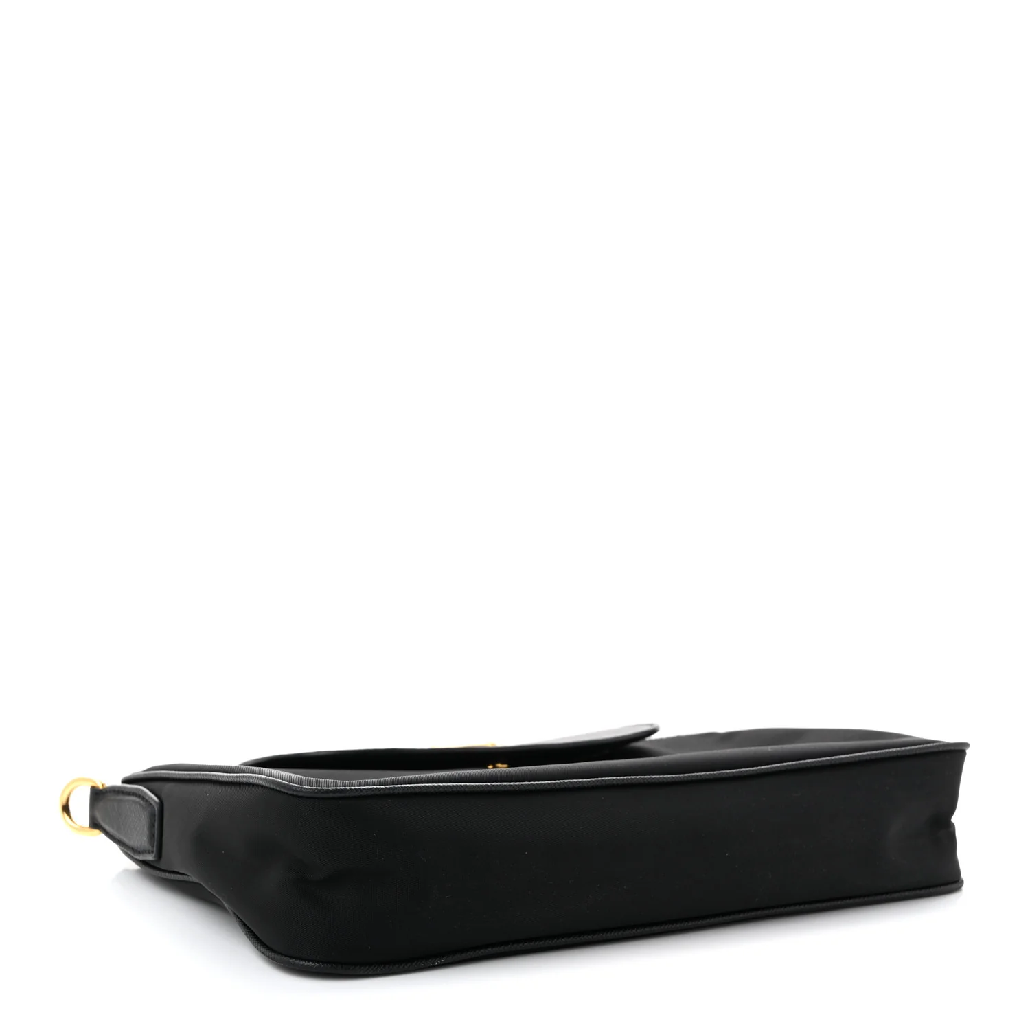 Tessuto Nylon Saffiano Crossbody Bag Black