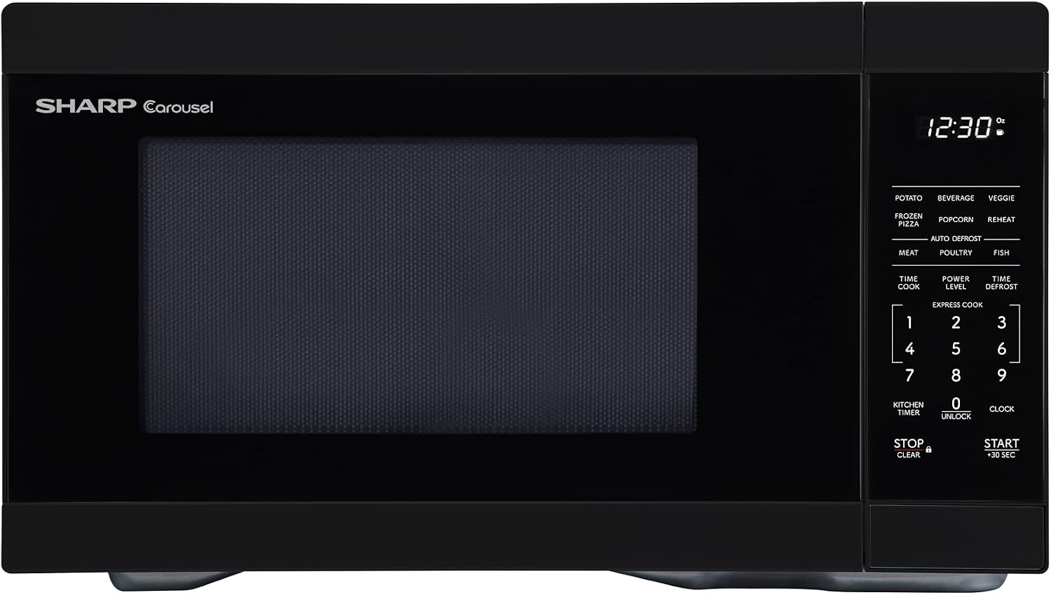 Sharp SMC1162KS 1.1 cu1000W Stainless Steel Countertop Microwave Oven
