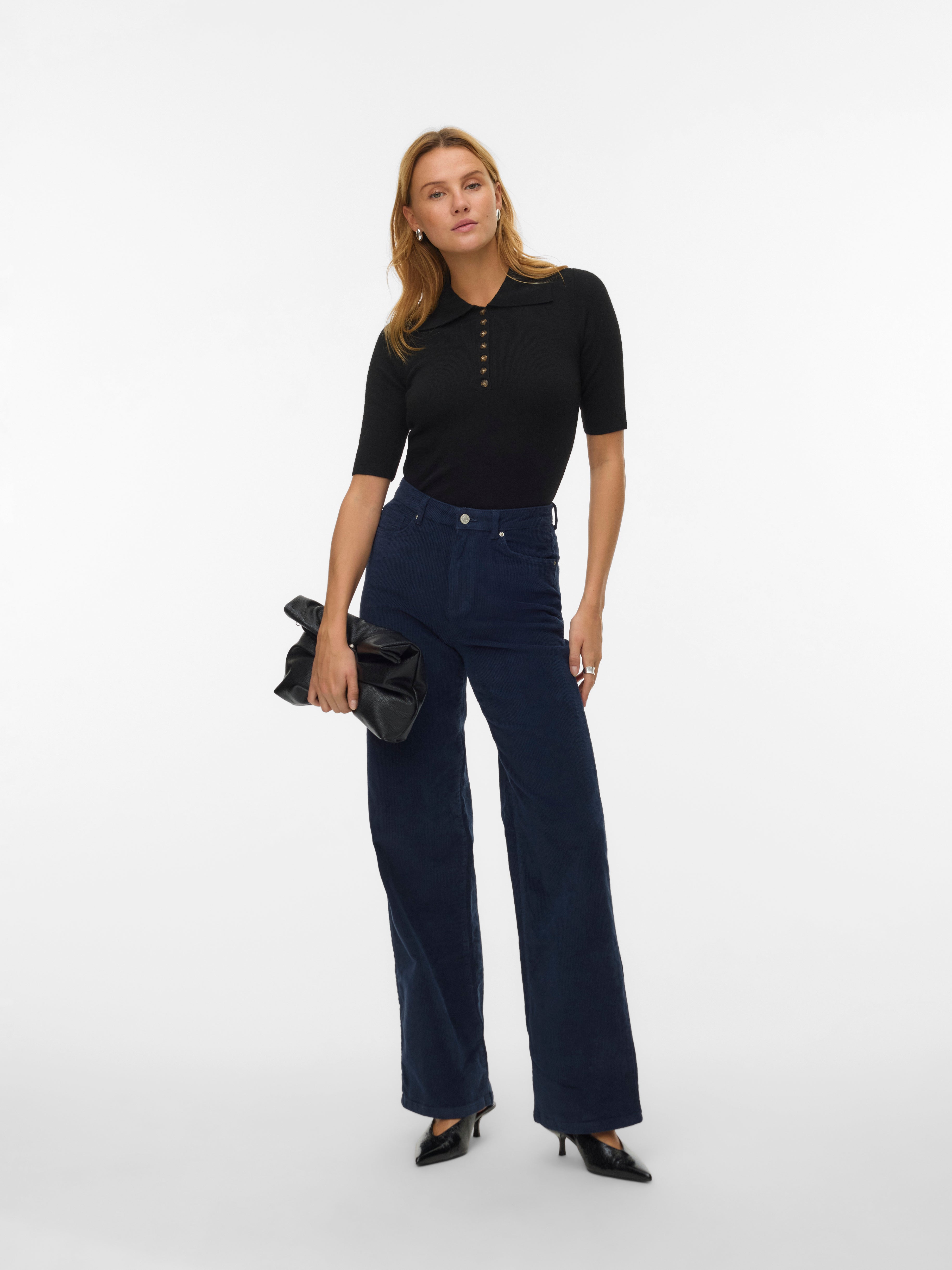 VERO MODA® VMMARINA Knitted Polo-Shirt