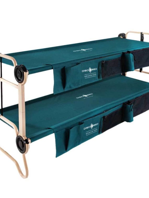 Lit double convertible Disc-O-Bed Large Cam-O-Bunk avec rangements intégrés, vert
