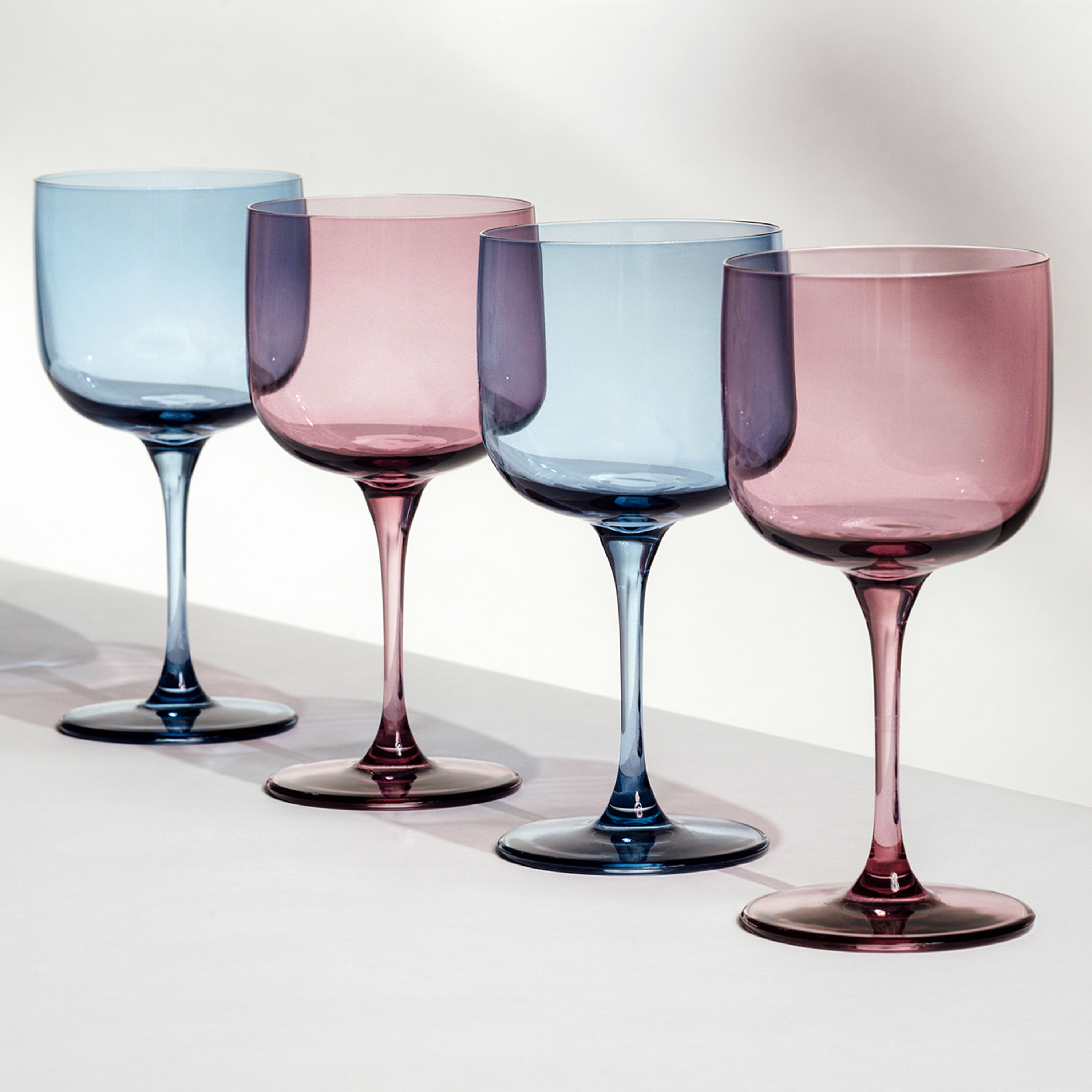 Like Glass Wine glass - Purple, 6.8 oz, crystal glass