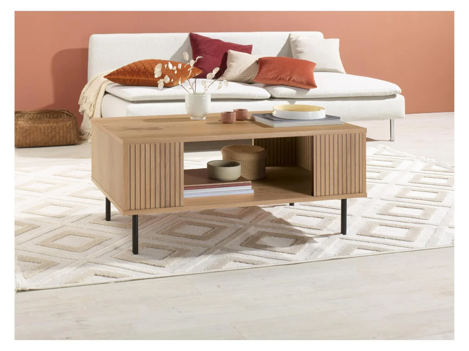 LIVARNO home Table basse, 92 x 50 x 40 cm