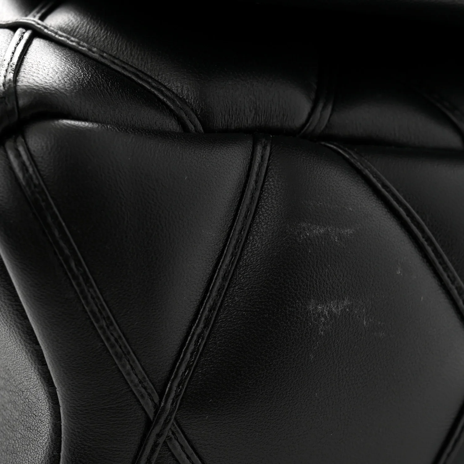 Lambskin Malletage Top Handle GO-14 GM Black