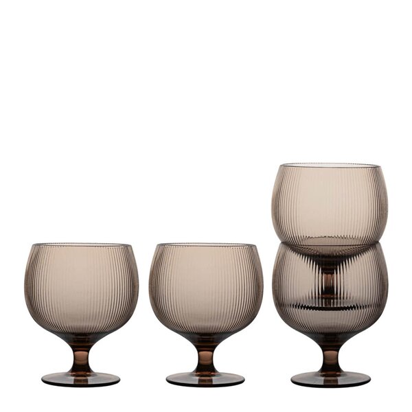 Billi vinglass 35 cl 4 stk brun