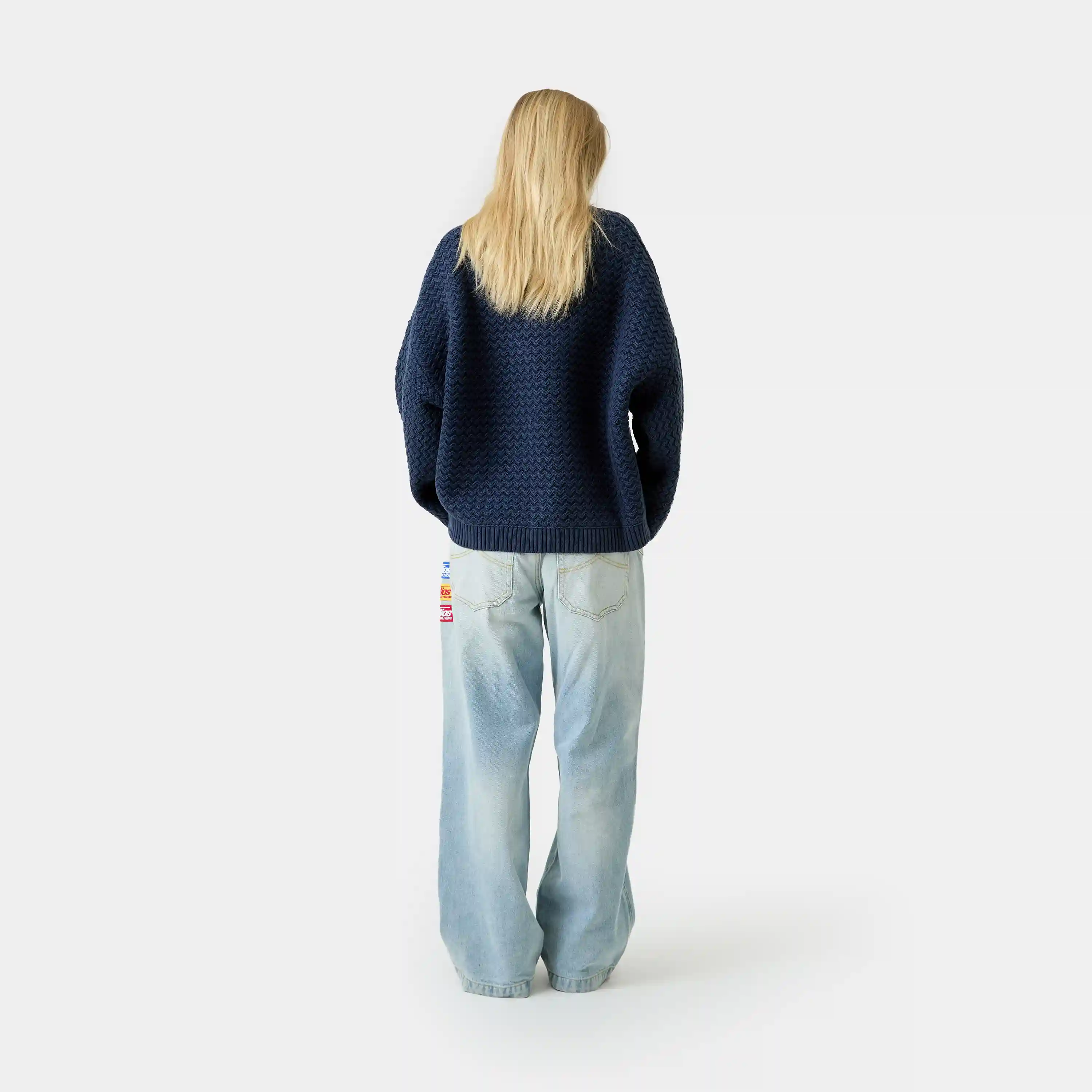 Thesis Navy Knit Sweater