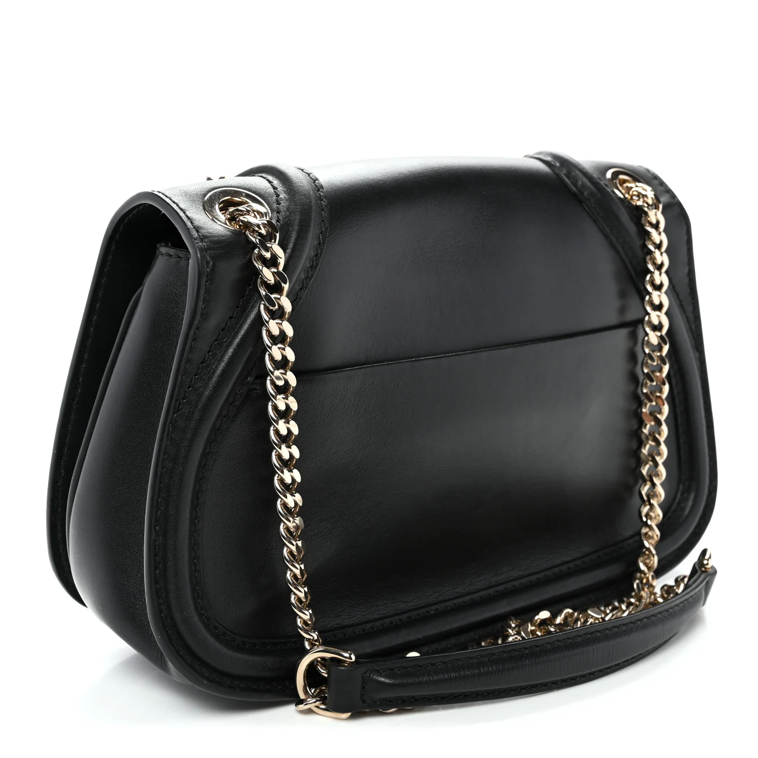 Calfskin Blondie Medium Shoulder Bag Black