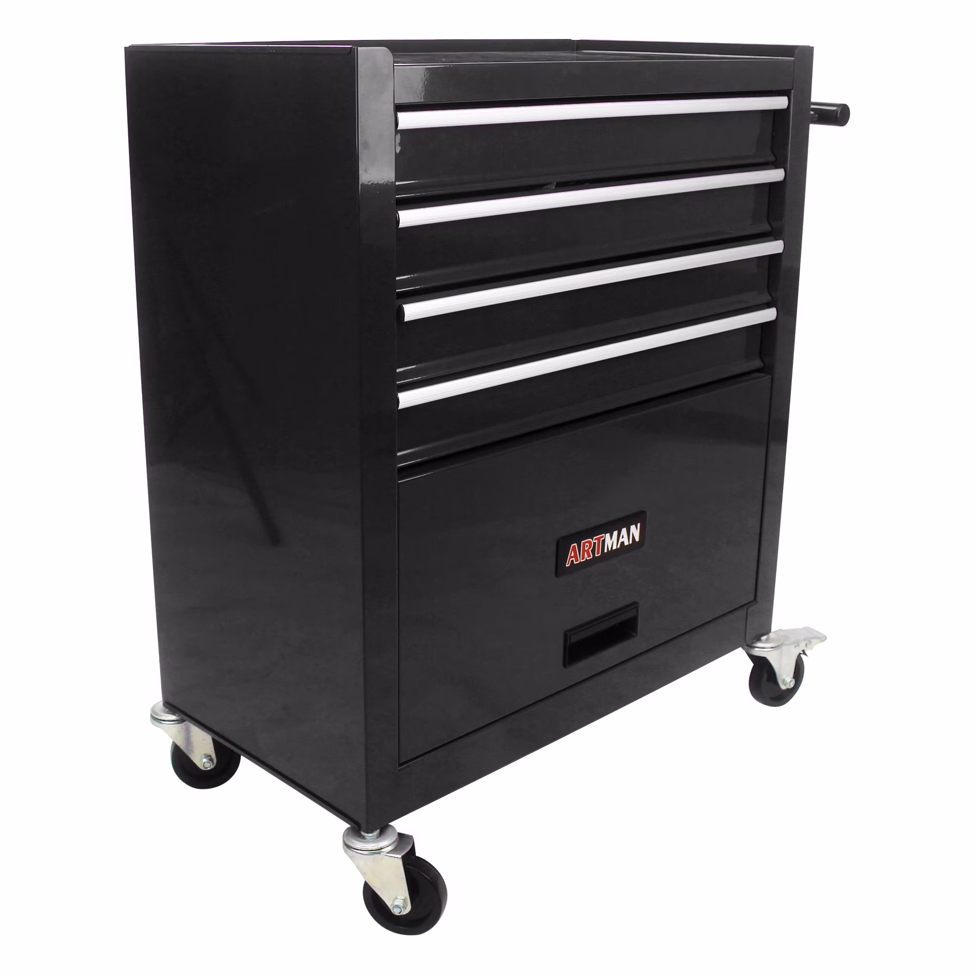 Roromall Rolling Tool Chest Removable Metal Tool Cart Storage Cabinet Tool Set with 4 Wheels Drawers and Tools