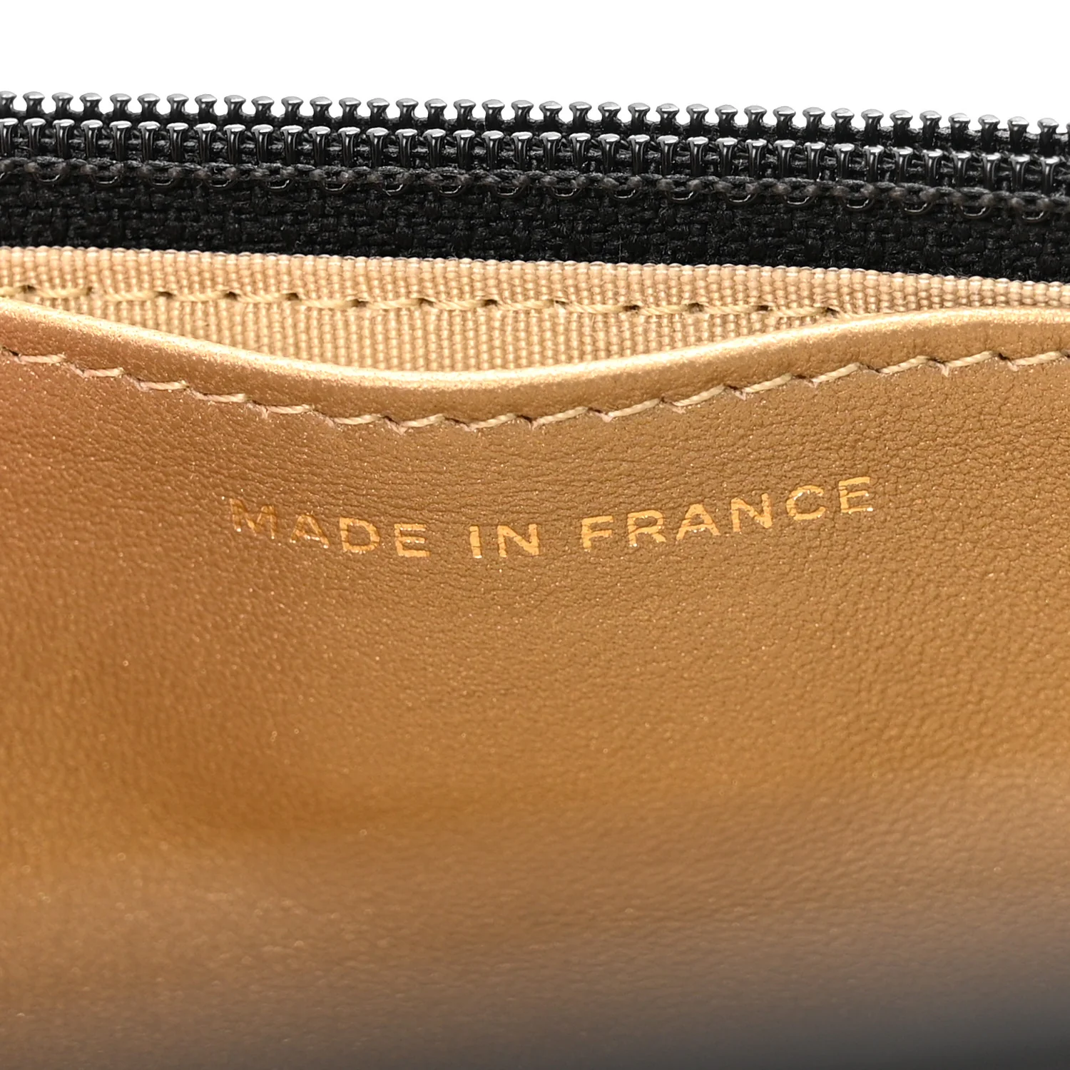 Lambskin Quilted CC Pearl Crush Wallet on Chain WOC Black