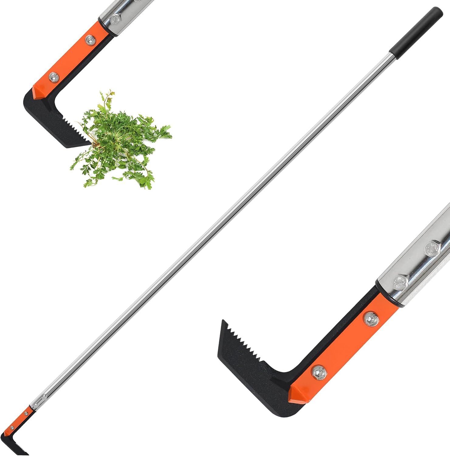 59in Crack Weeder with Spring Steel L-Shaped Serrated Teeth Blade
