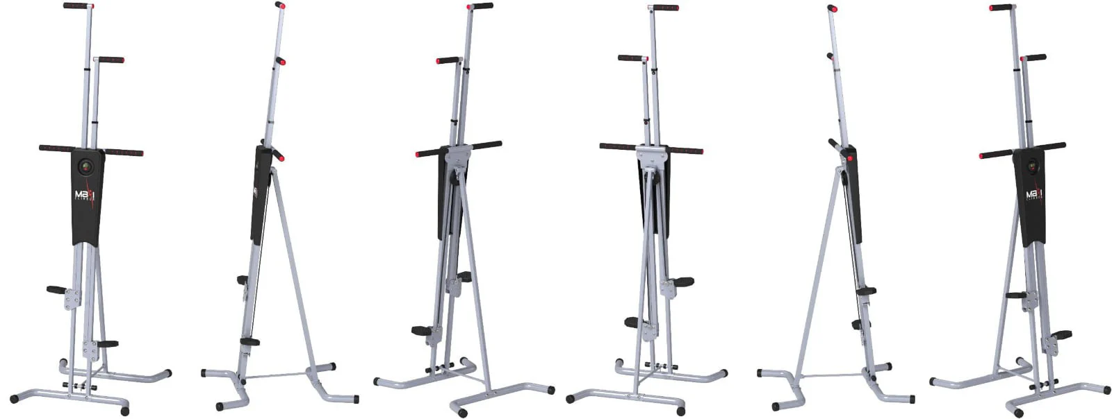 Vertical Climber Stair Climbing Step Fitness Full Body Workout Machine, Adjustable Stair Climbing Fitness Machine, Home Gym Exercise Stair Stepper Cardio Strength Training + Monitor - Image 6