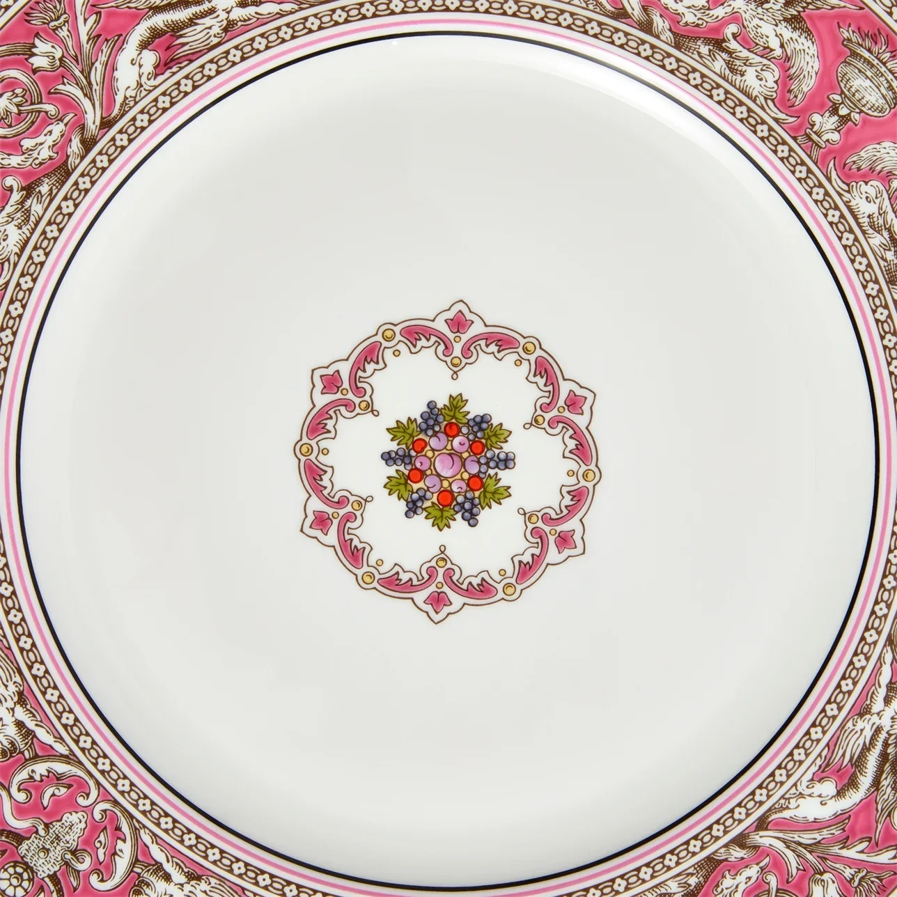 Florentine Fuchsia Dinner Plate