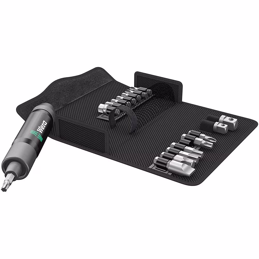 Wera Impact Driver Set (17-Piece) - 90 Nm Manual Screwdriver Kit with Hex & TORX Bits in Textile Box