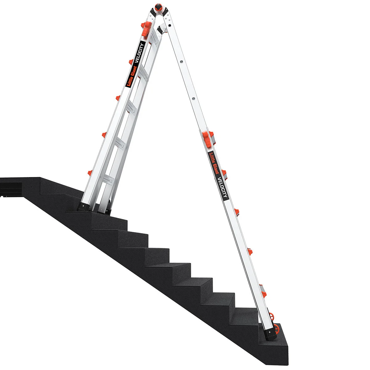Little Giant Model 22 Aluminum Multi Use Ladder, Type 1A 300 lbs Rated Image 5