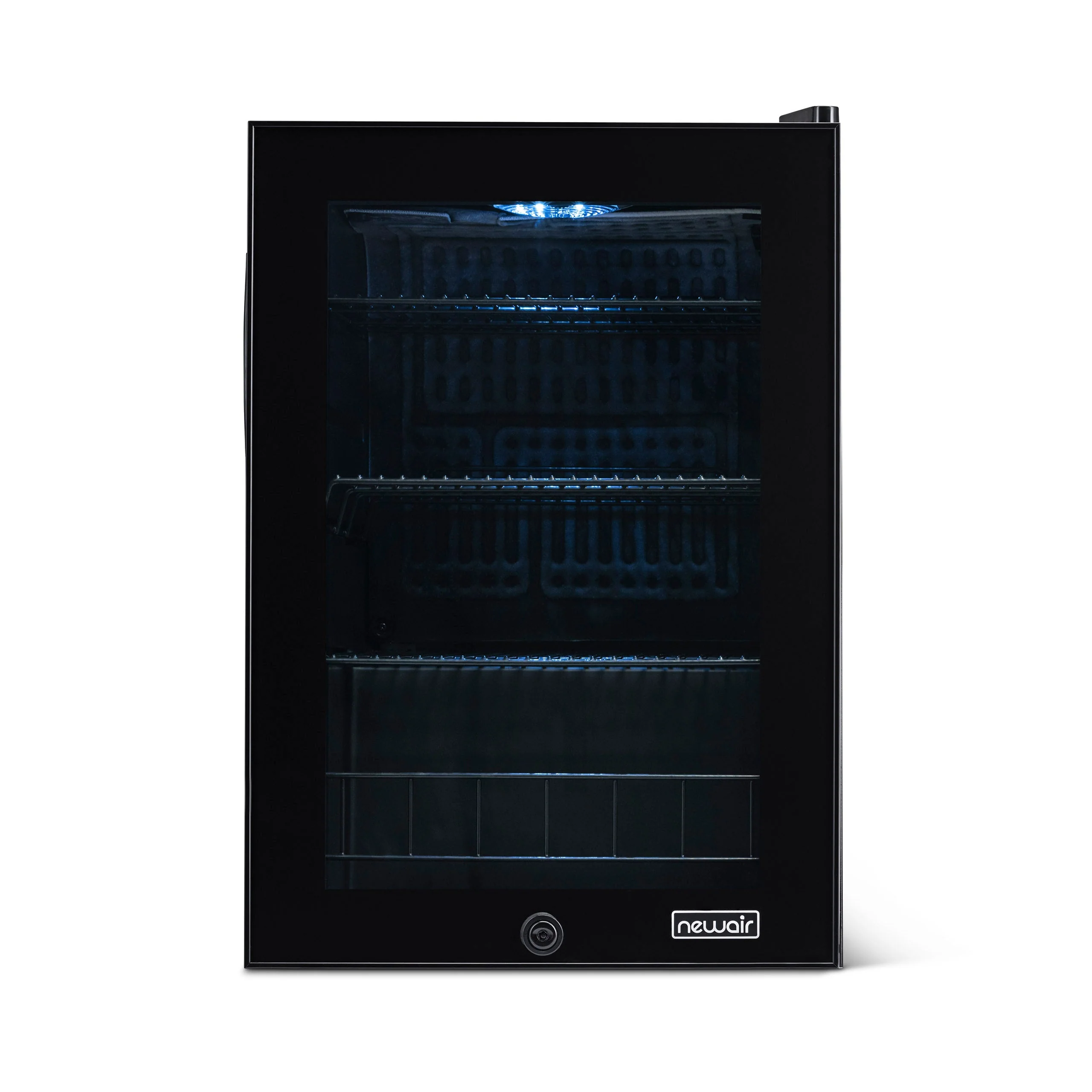 Newair 90-Can Freestanding Black Beverage Fridge - 17