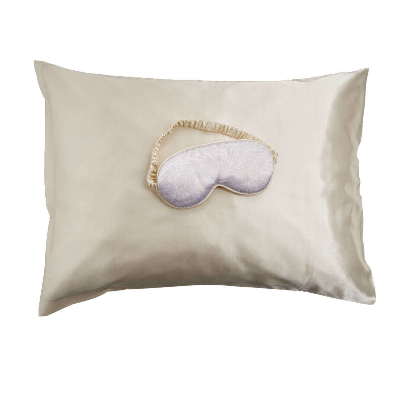 Coffret sommeil masque et taie d'oreiller en satin - 2 modèles