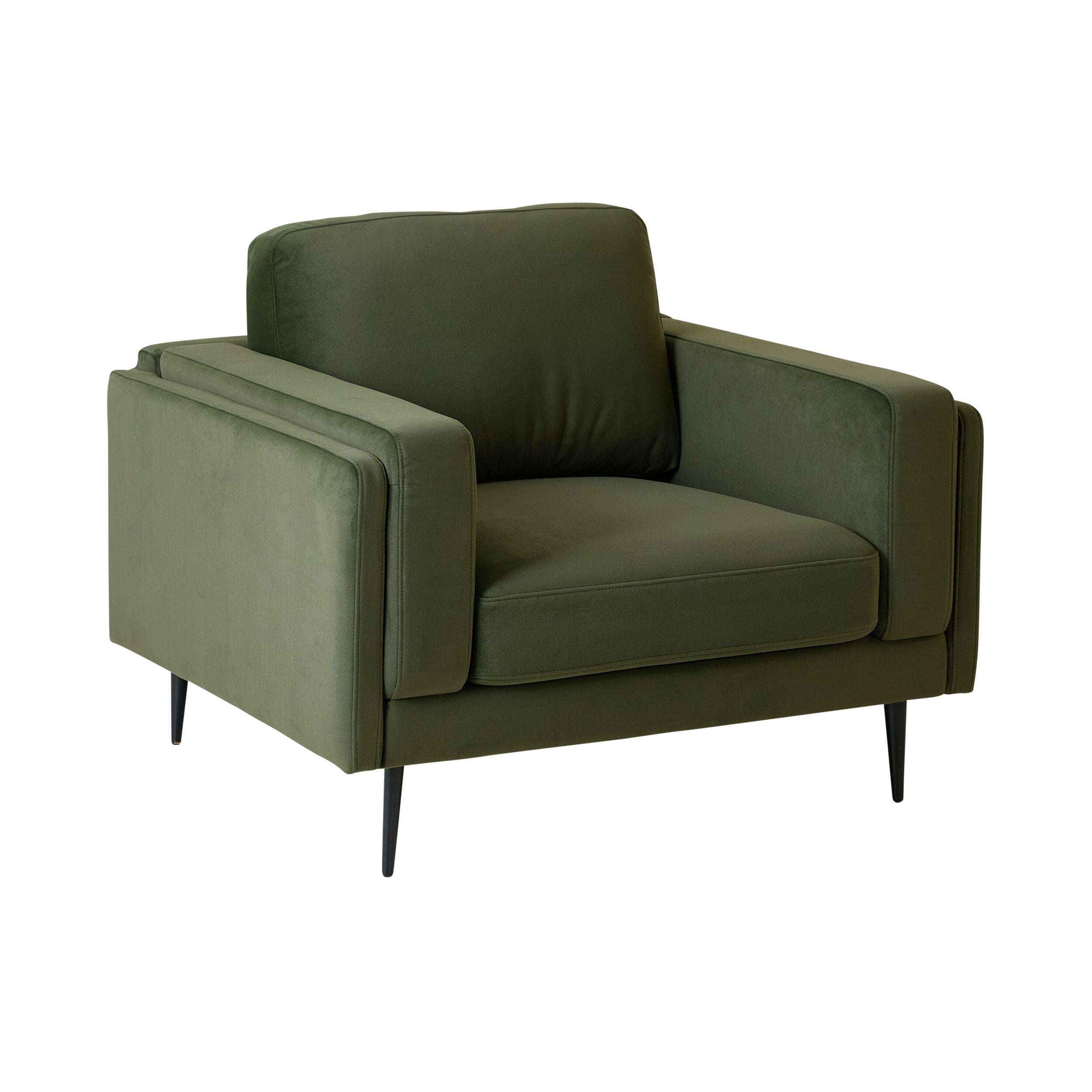 Irvine Armchair Velvet Eucalyptus