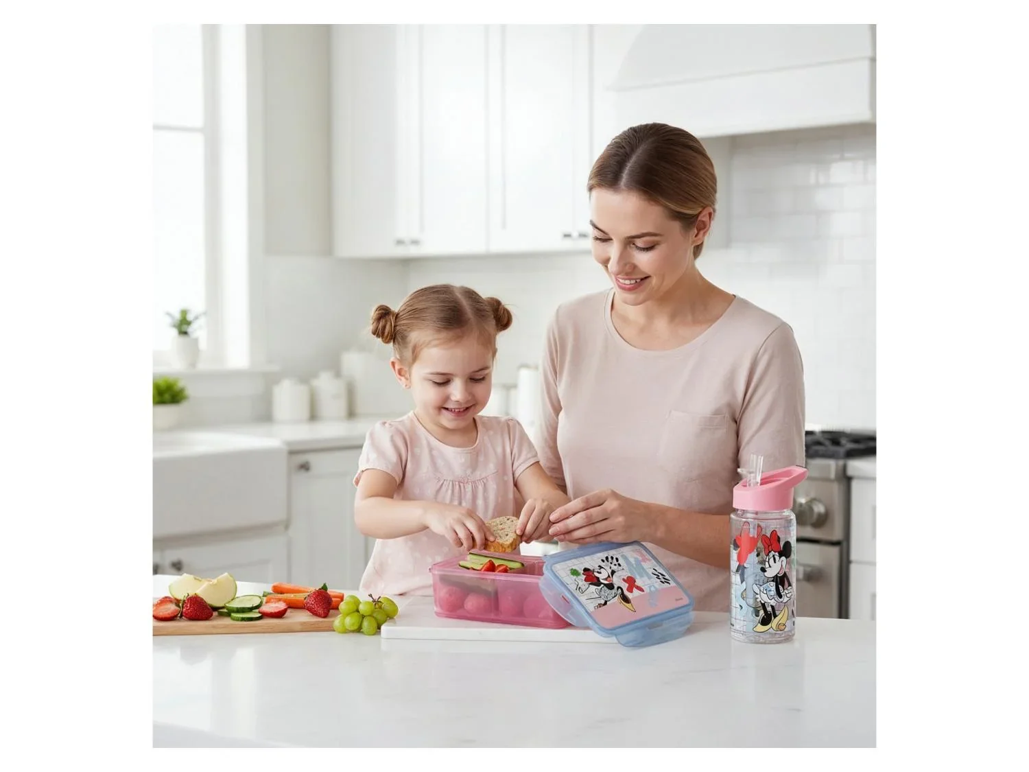 Lizenz Gourde ou Bote  repas Minnie & Mickey