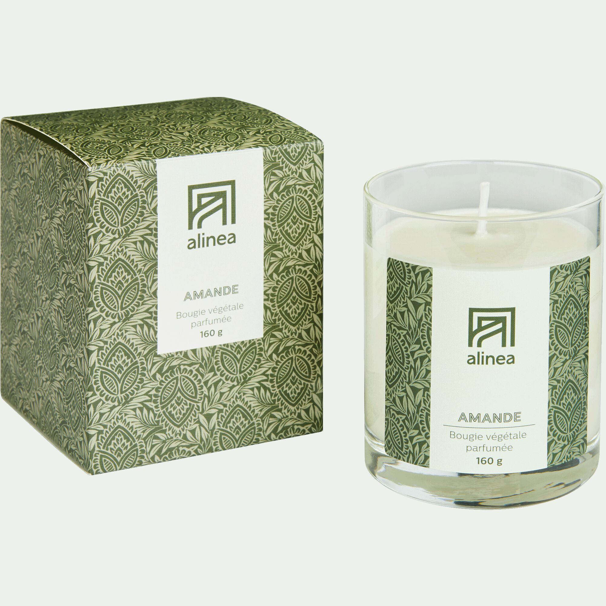 SIGNATURE - Bougie parfumée senteur Amande 160g