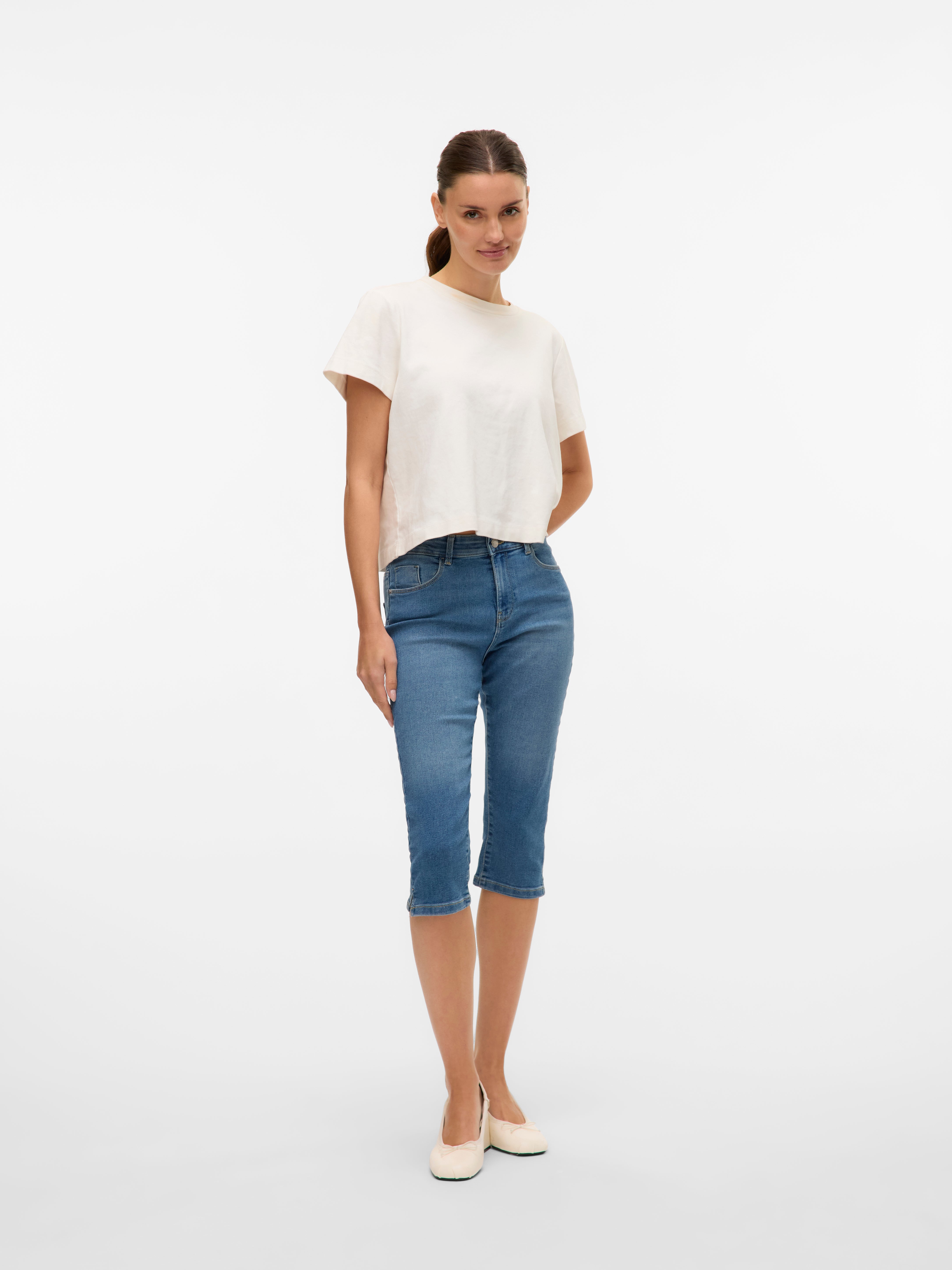 VERO MODA® VMELLY Mid rise Slim Fit Capris