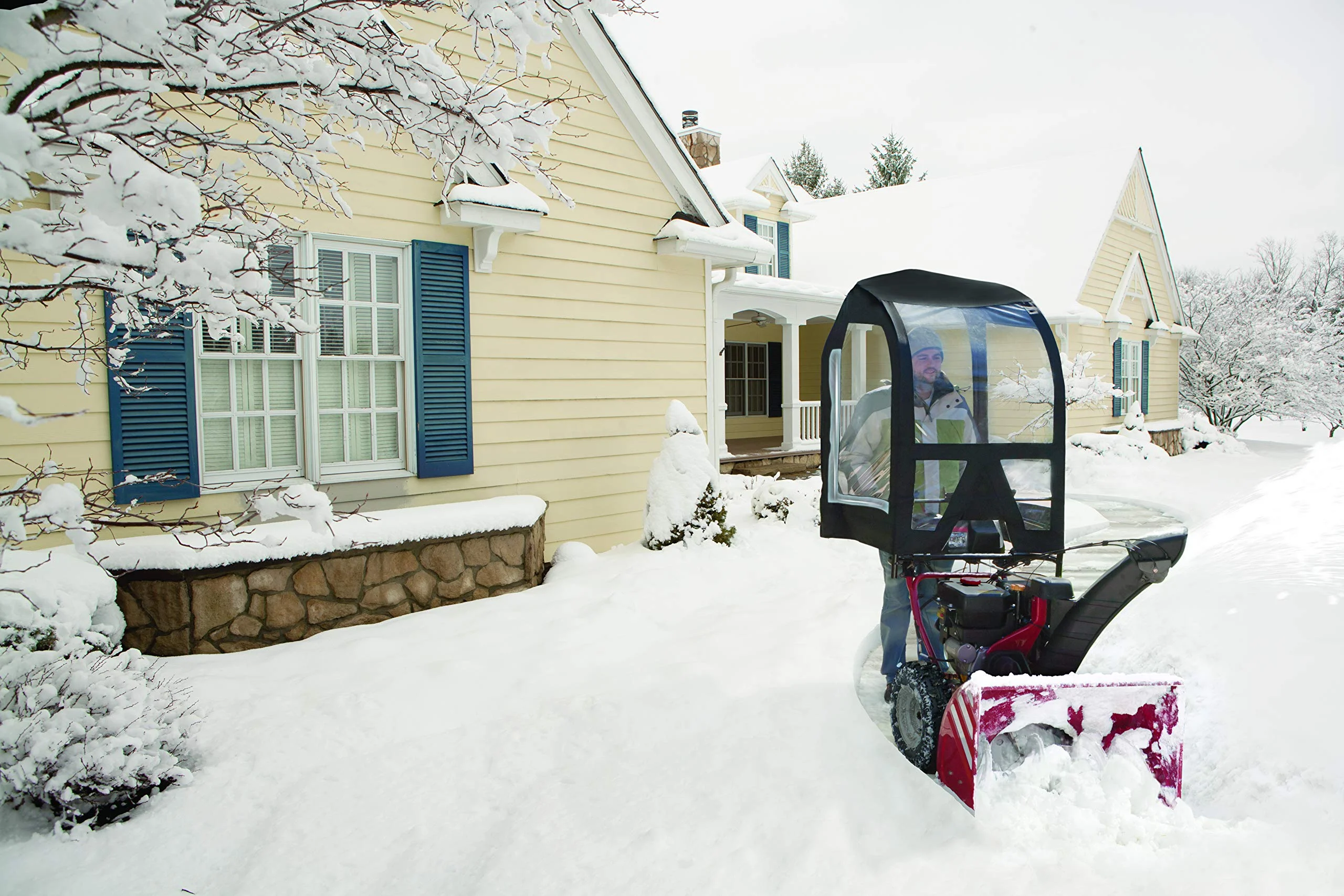Universal Snow Cab Attachment for Most Two and Three Stage Snow Blowers - Image 6
